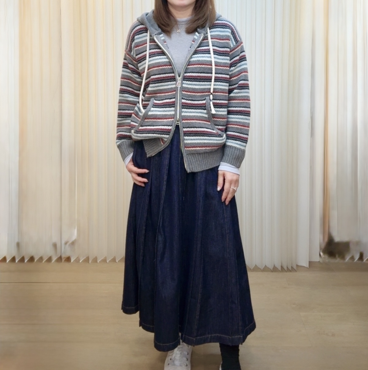 韓國連帽外套 M207 01Blu15340