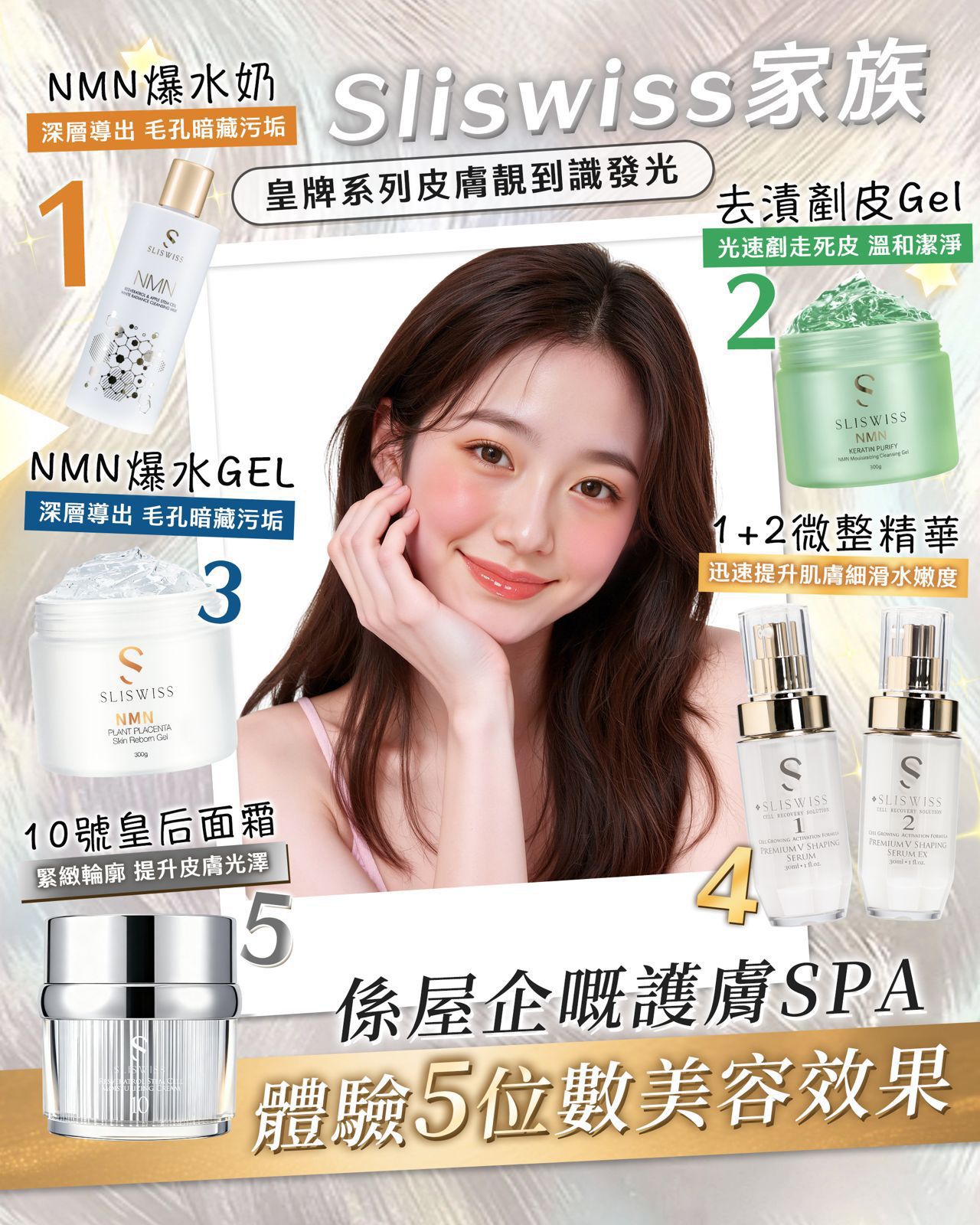 📣Slisiwss 帶你在家享受 ✨【5 位數醫美級 SPA】白藜蘆醇家族全系列登場！✨