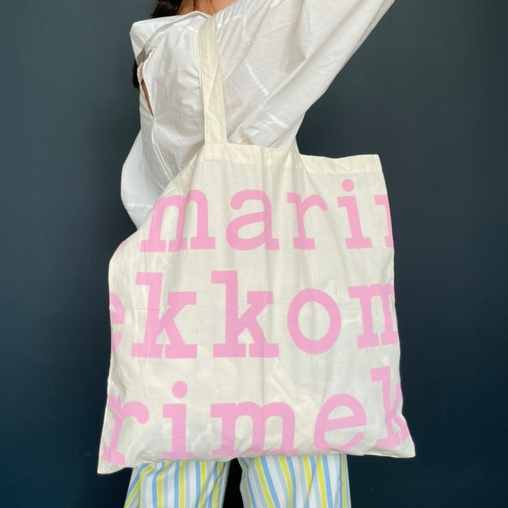 Marimekko Tote Bag 淺紫色圖案