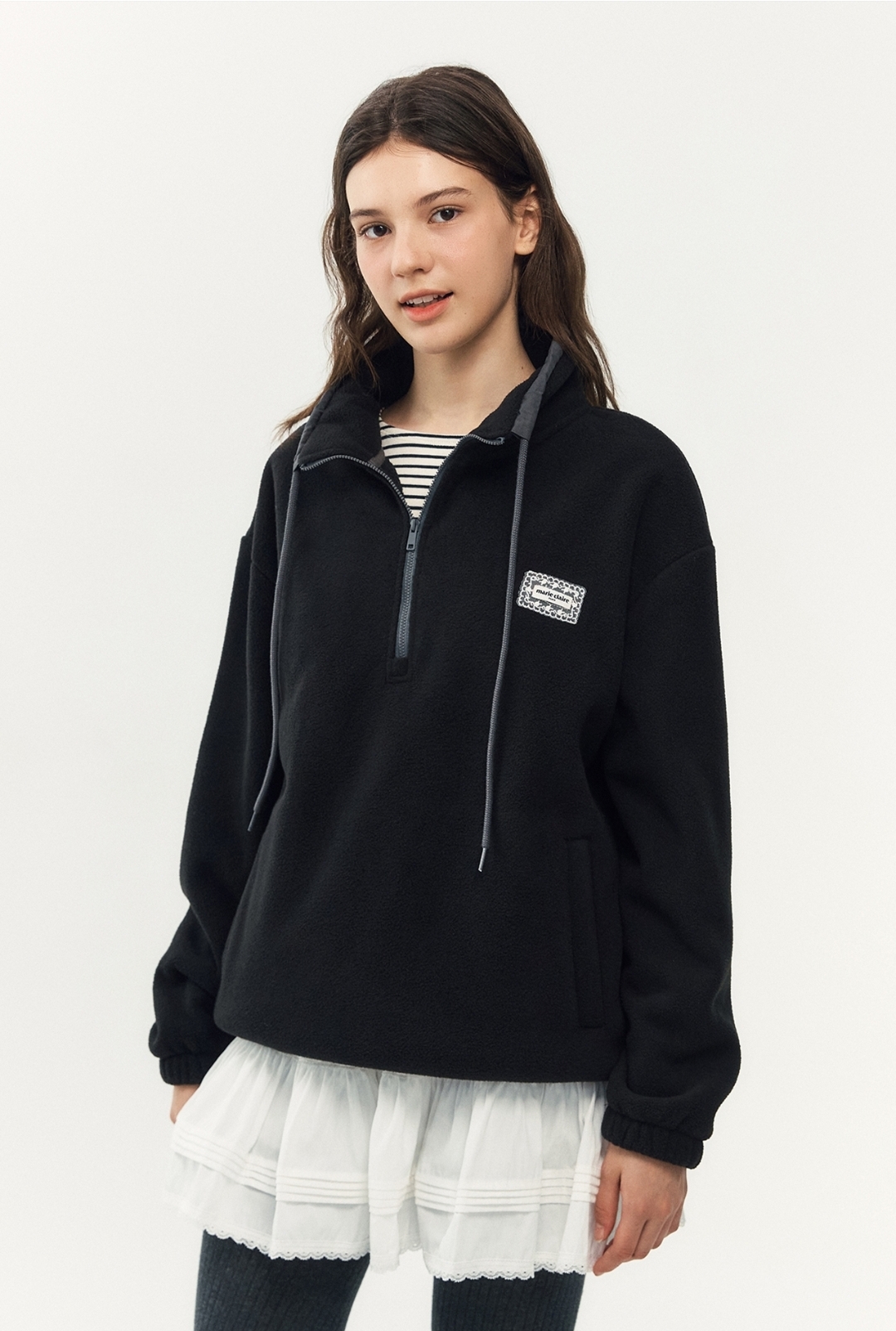 Marie Claire Fleece Half Zip-Up