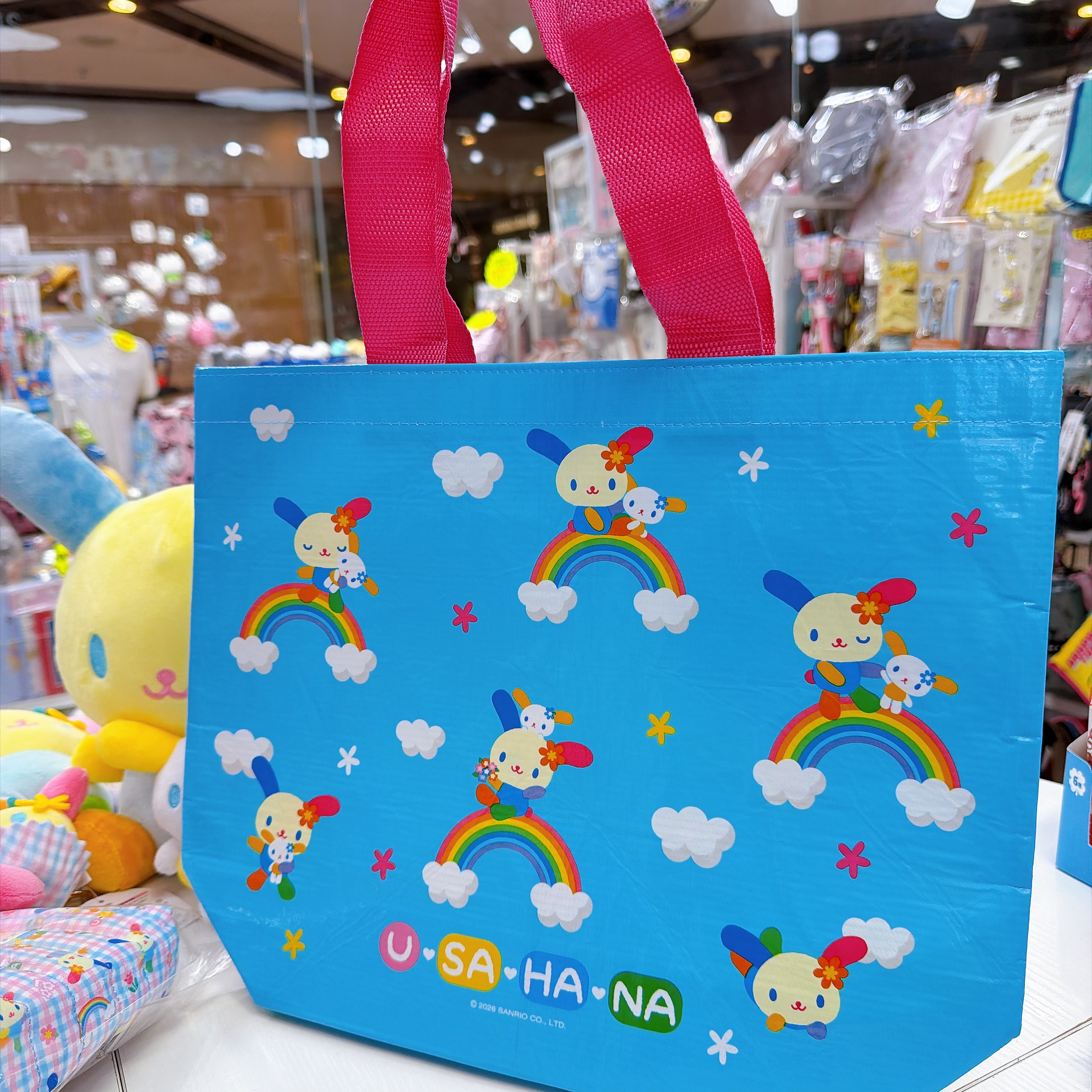韓國直送韓國限定usahana pop up stor 環保袋