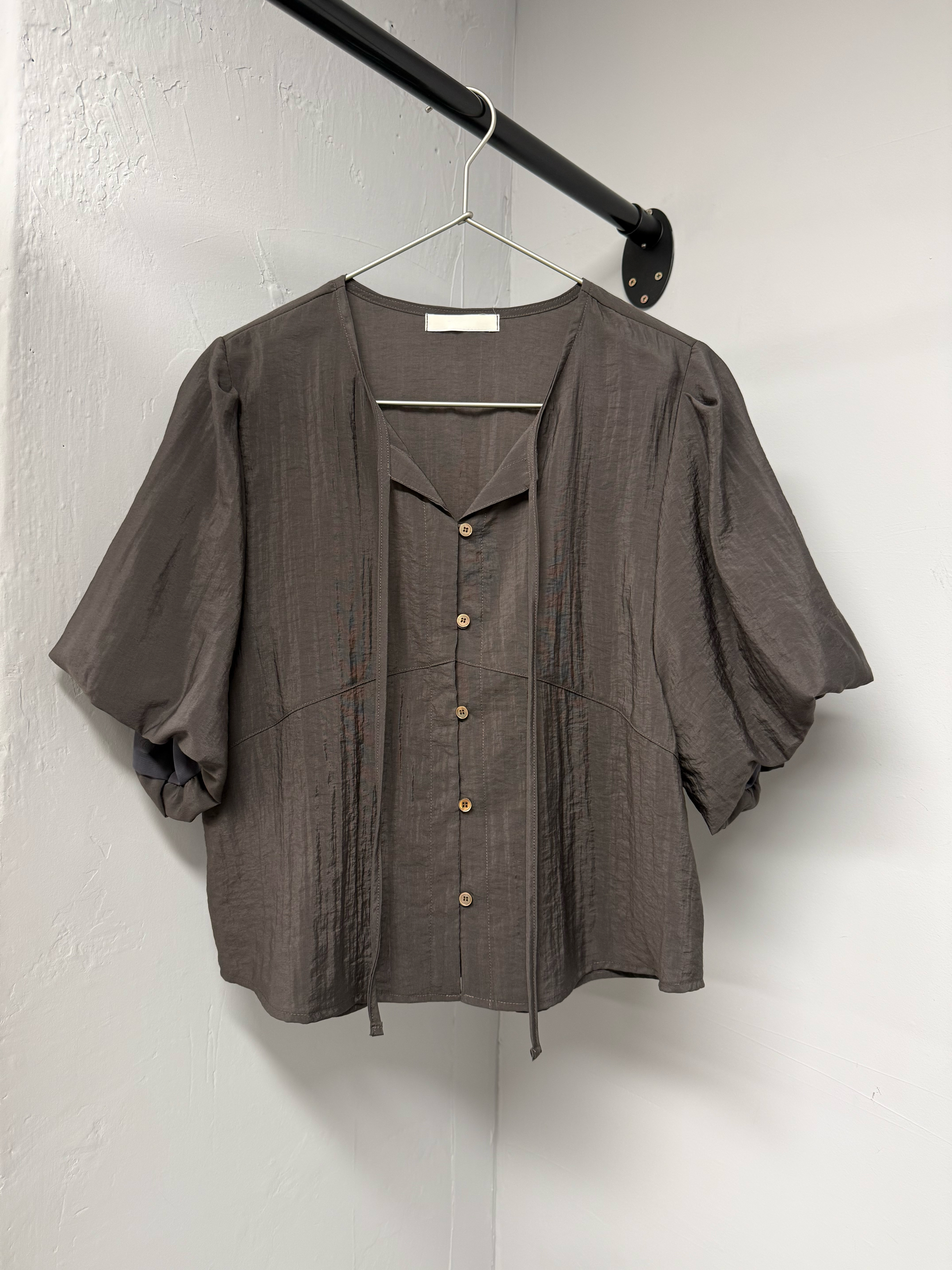 Puff sleeve design top #top132