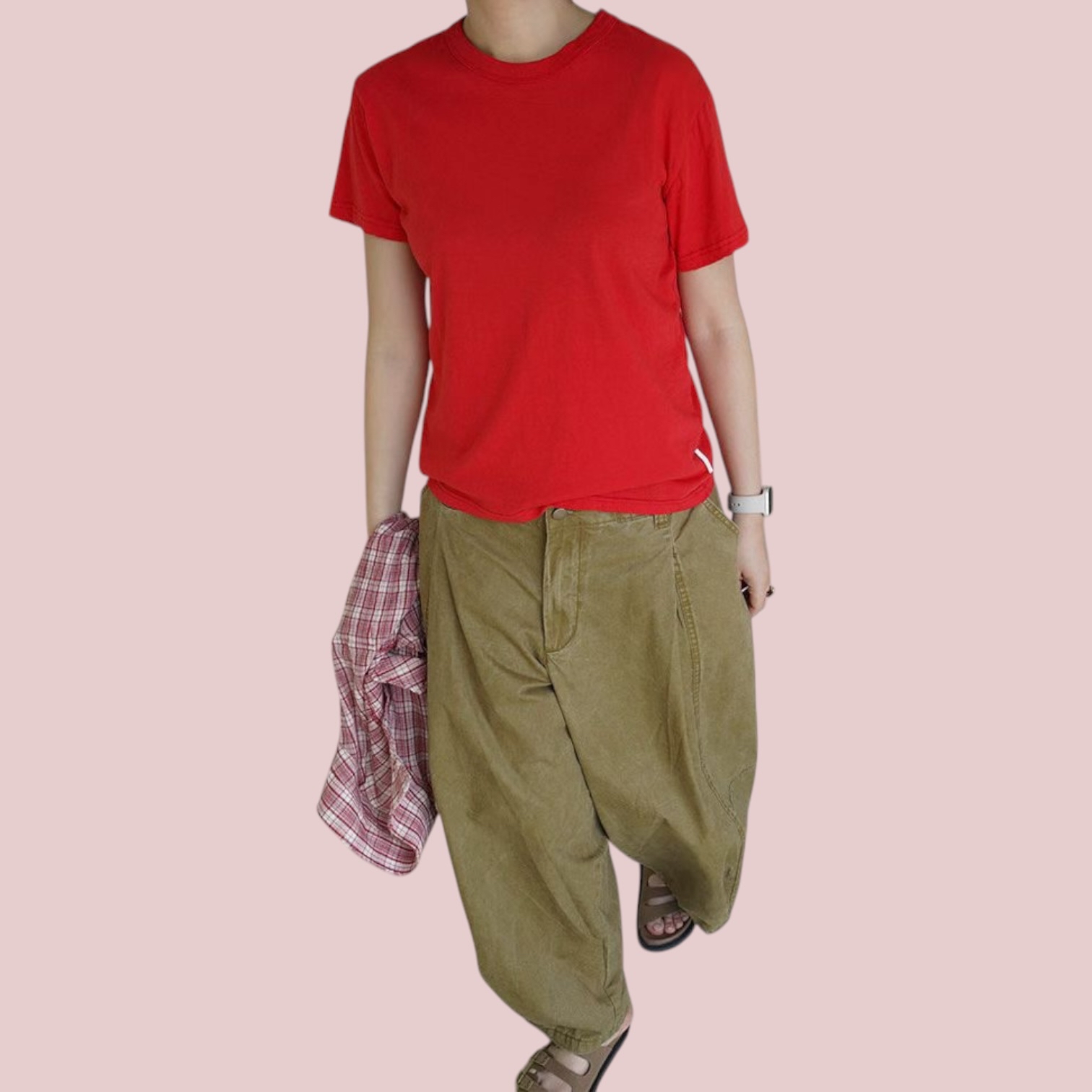 221397 洗水淨色Tee