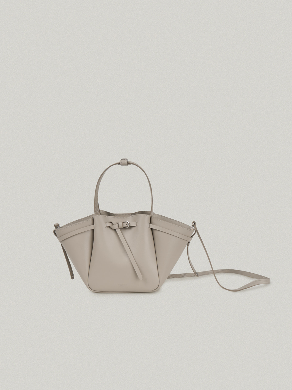 Petit Anthos Bag - Plain (Black/ Linen) & Stitch (Almond)