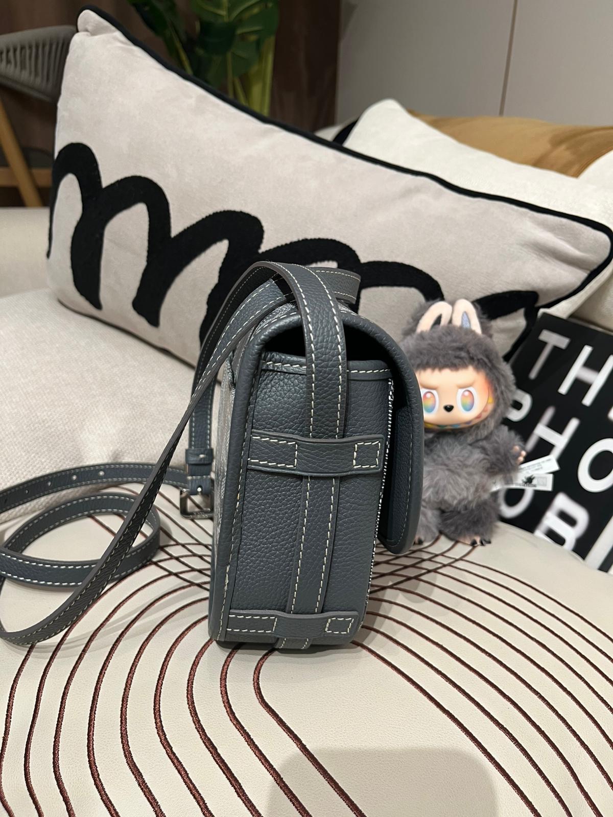 Goyard Belvedere PM Bag Grey 100%Authentic, 98%New ✅Dust bag