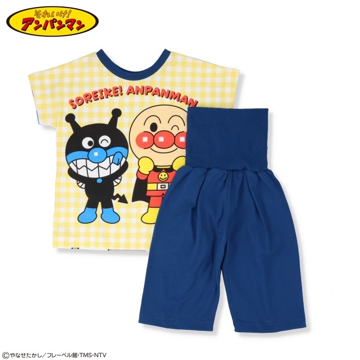 🇯🇵限量預訂 日本直送🇯🇵麵包超人前後印花包腹短袖家居服上下套裝