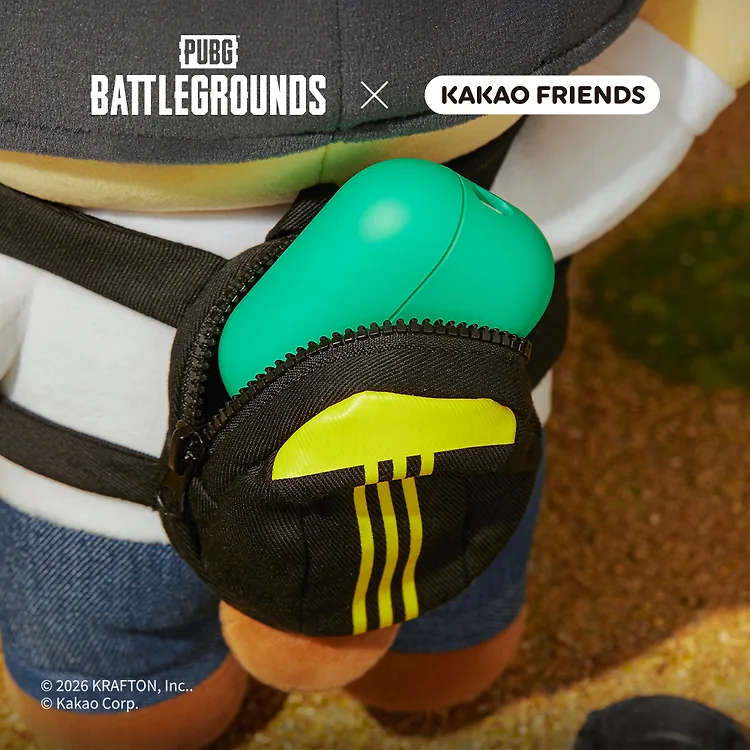 [Kakao Friends x PUBG: BATTLEGROUNDS] 春植 中型公仔