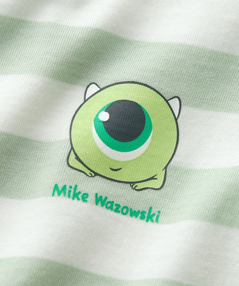 ☀️預訂 台灣直送☀️正版授權Pixar系列純棉前後印花間條短袖連身服