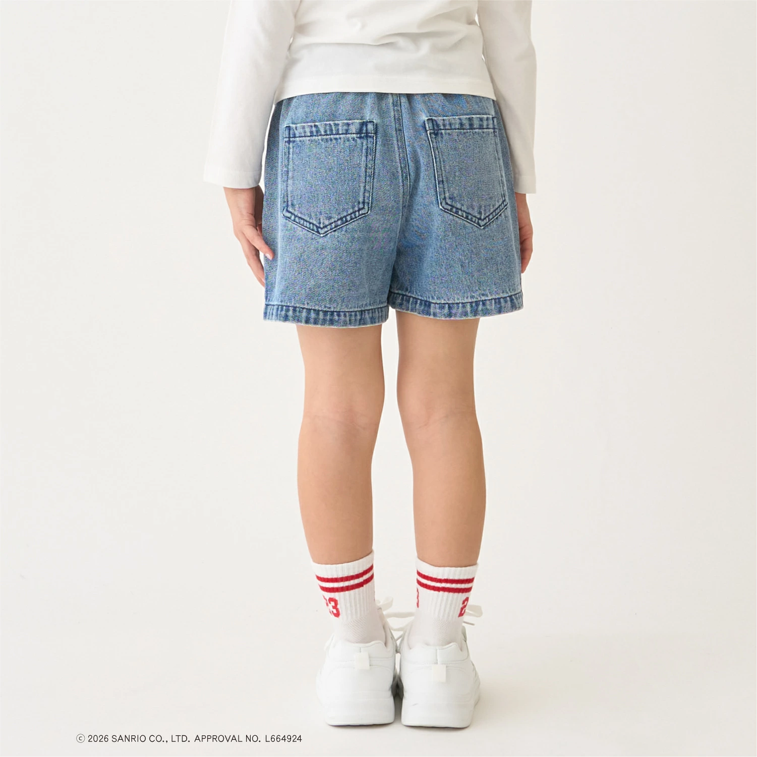 🆕【⭐訂購⭐】🌀🇯🇵 日本直送 #Sanrio 水鑽 刺繡 牛仔短褲  [3款選] 🌀 [ELFA-0122][260714]