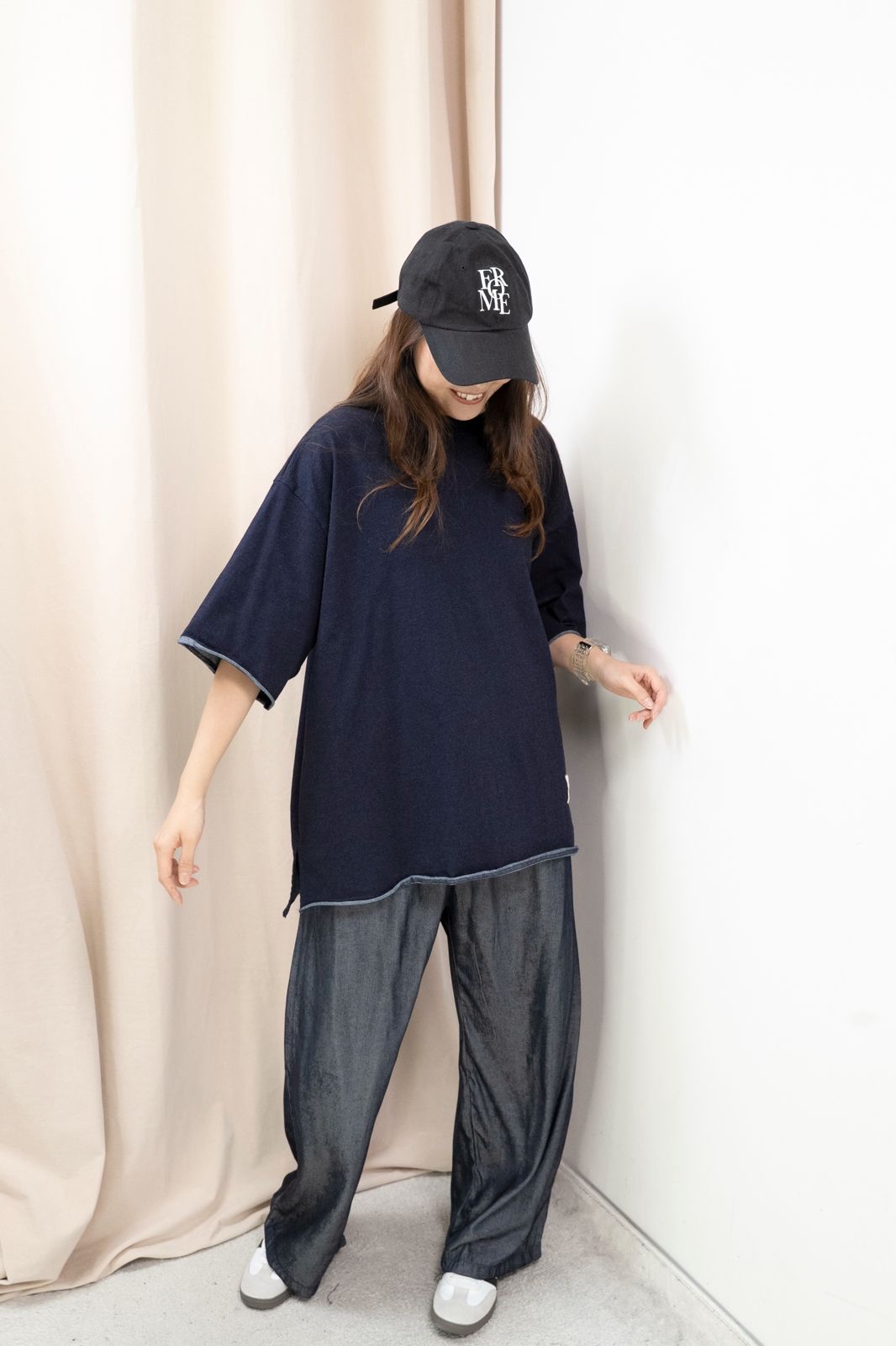 Oversize 牛仔Top（牛仔藍色）
