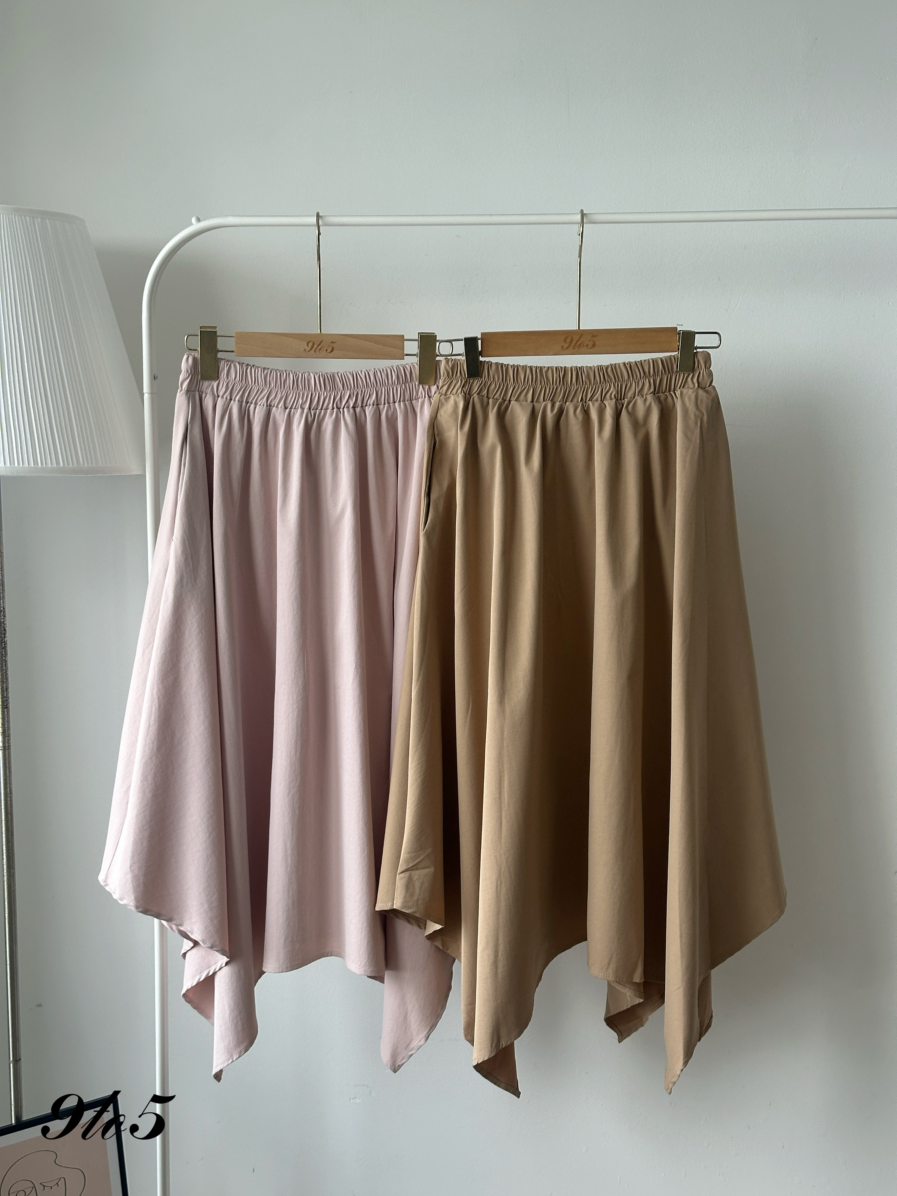 S1880 Irregular A Line Skirt - 4 Colors 