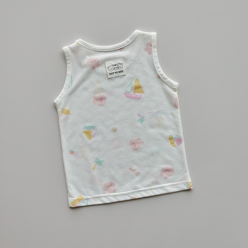 DTD 帆船海灘樂園系列⛵-Aero Silver Mesh無袖背心