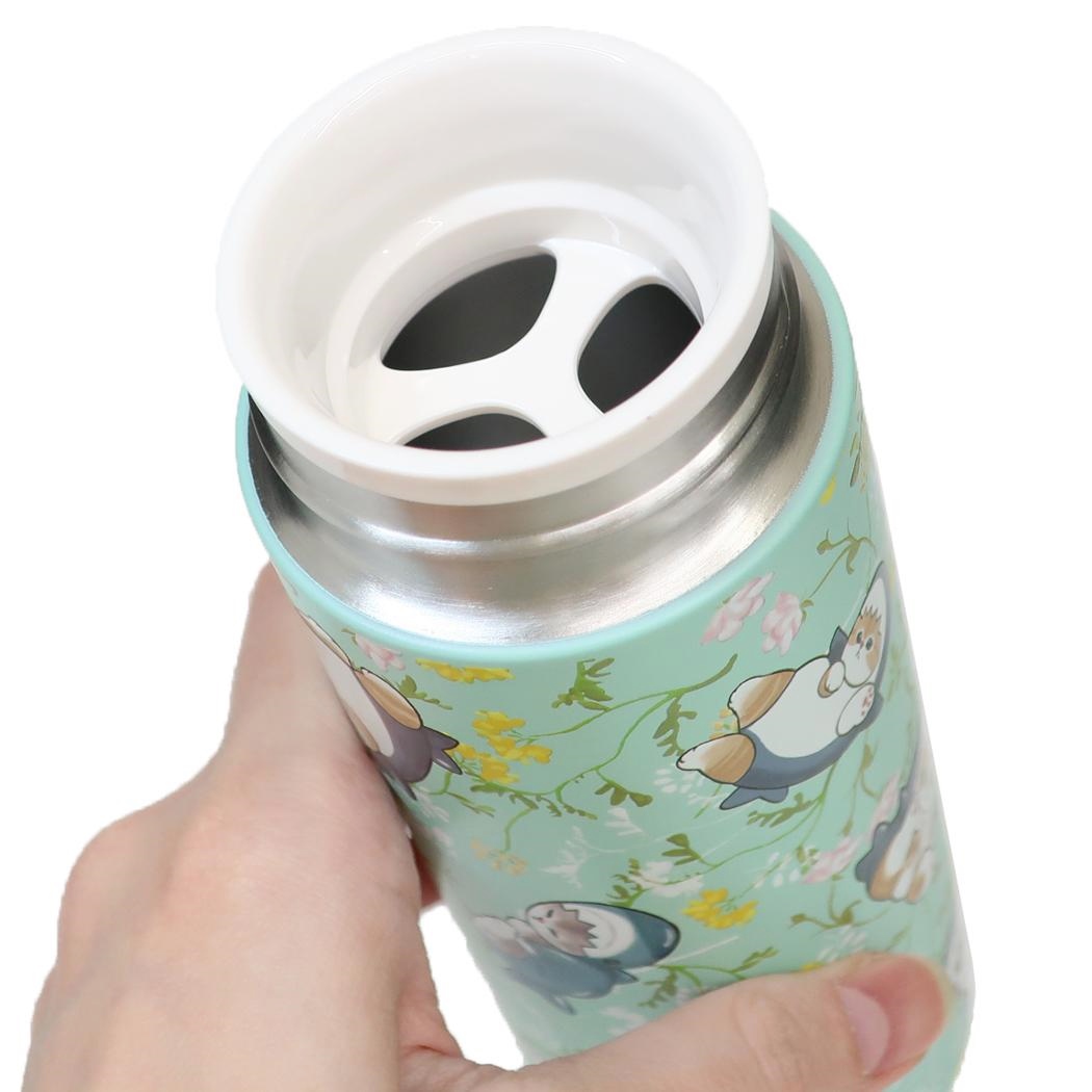 現貨｜mofusand x 日比谷花壇 鯊魚貓 日版 不銹鋼膽 保溫杯 300ml (鯊魚貓 53-5002)