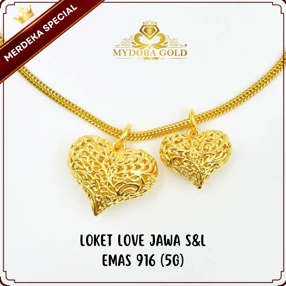 MYDORA Loket Love Jawa (5G) l EMAS 916/22K