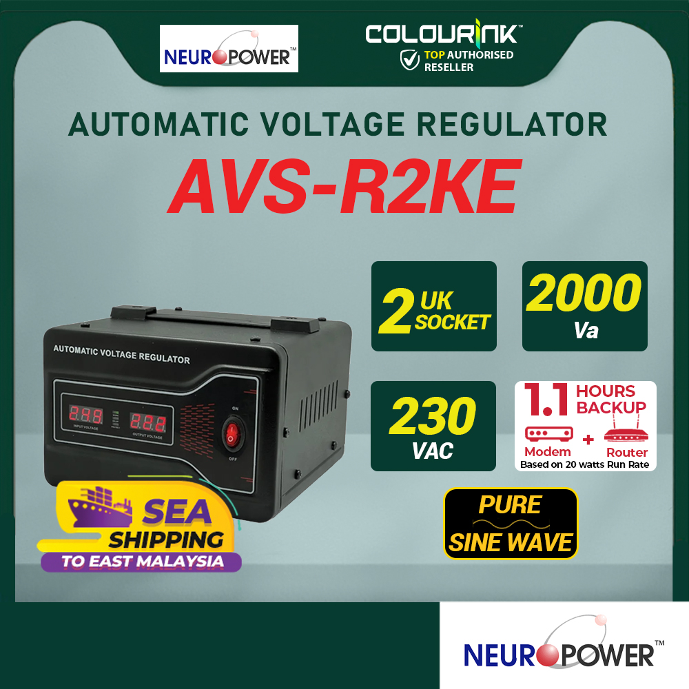 NeuroPower 1KVA 3KVA Industrial Auto Voltage Stablizer AVR Auto Voltage Regulator AVS-R1KE AVS-R3KE