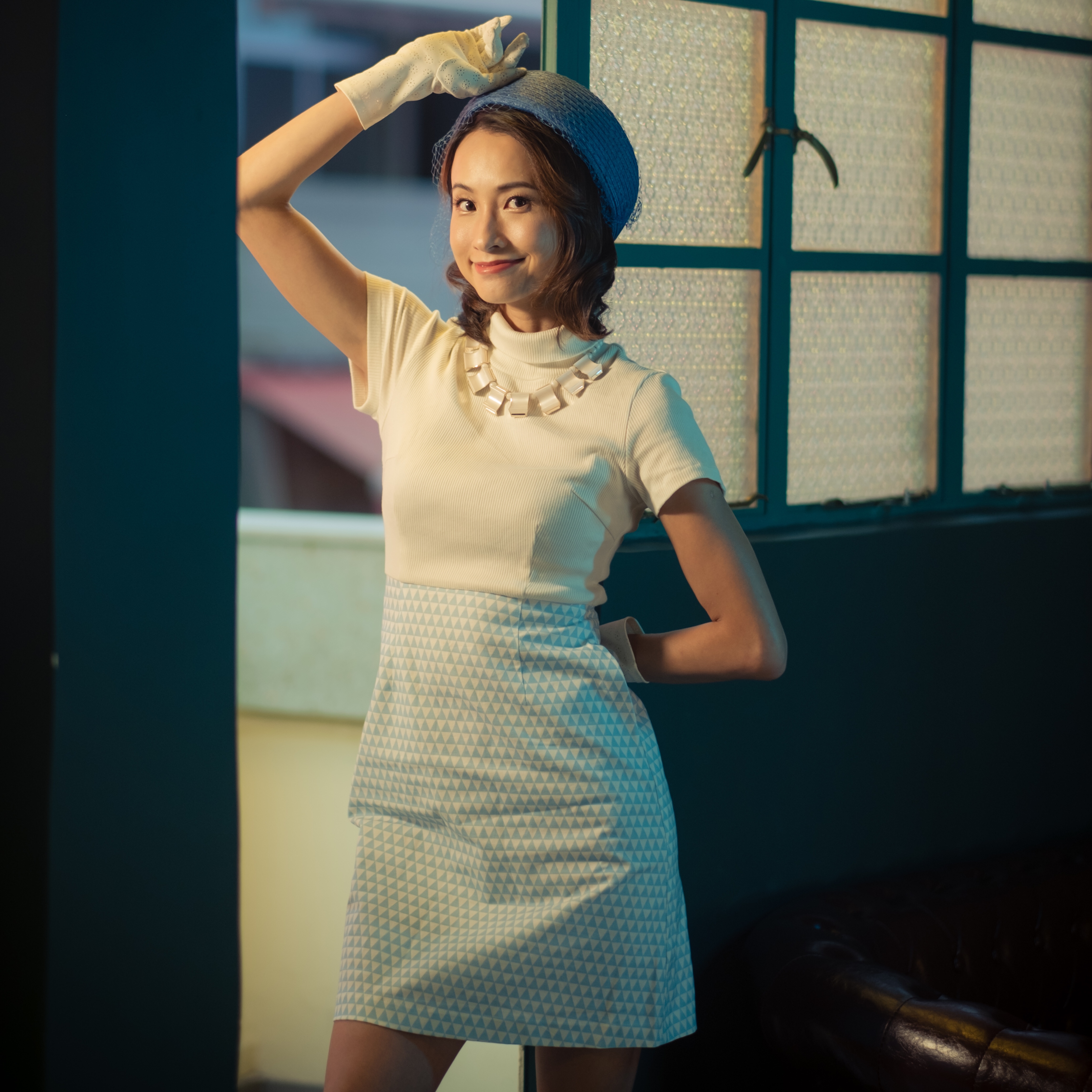(Ready/Custom-Made)1960s Swinging London Inspired- Susan Dress (FM140)
