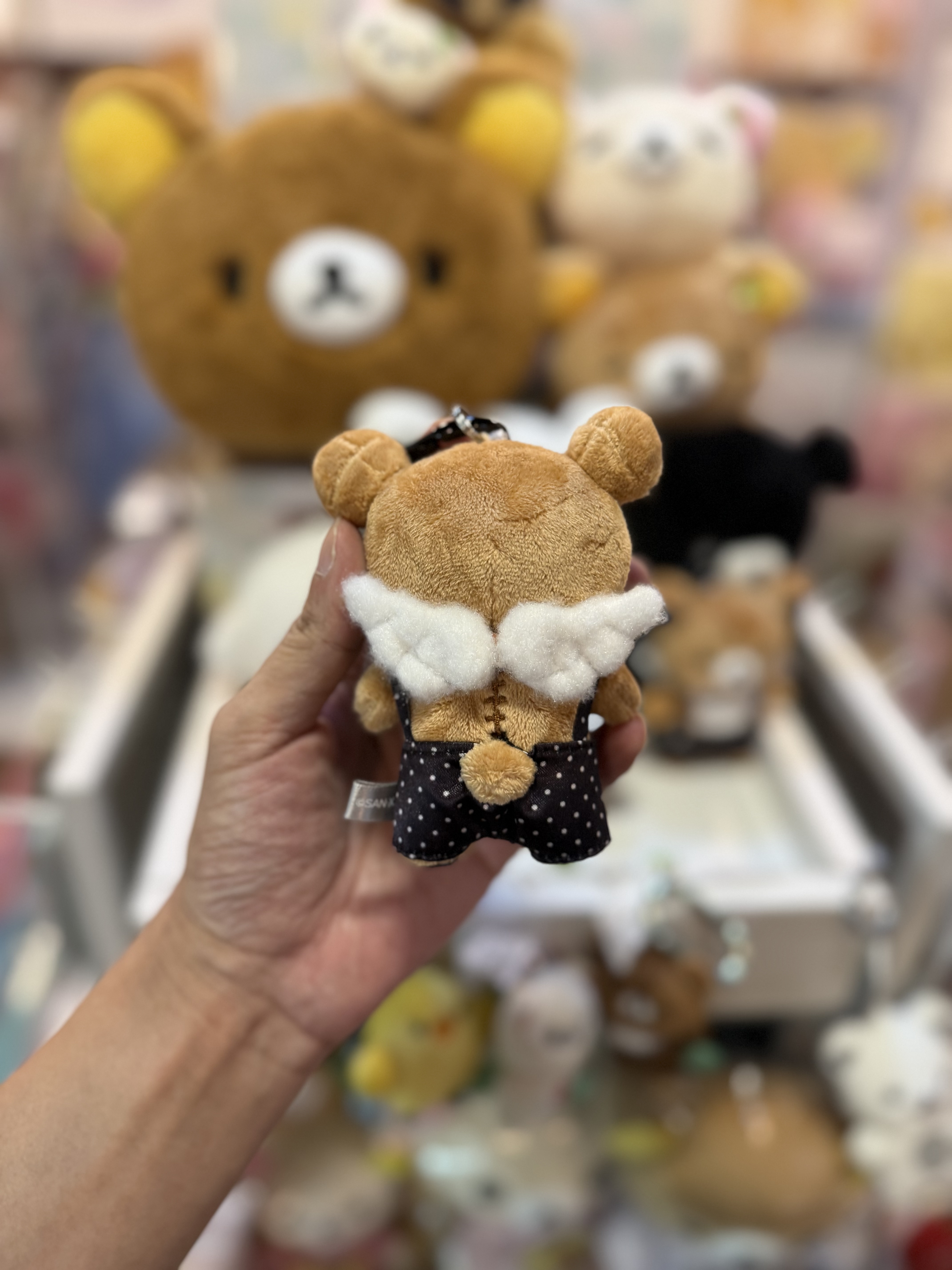 《現貨》全新日本黑白波點天使系列pop up店限定掛飾