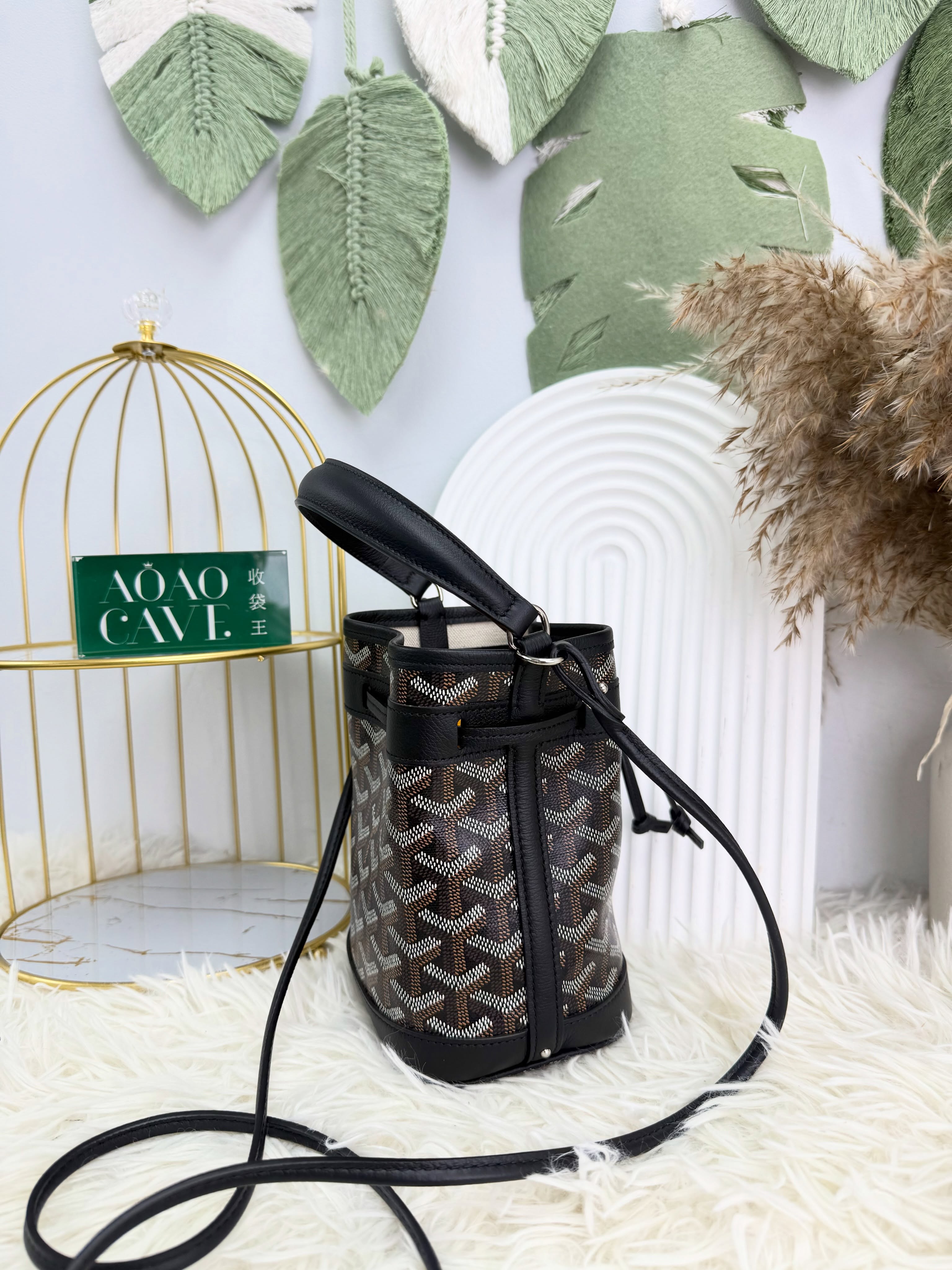 Goyard👜閑置品✨2025新款黑色手提 迷你水桶包 有塵袋x2 紙袋🖤