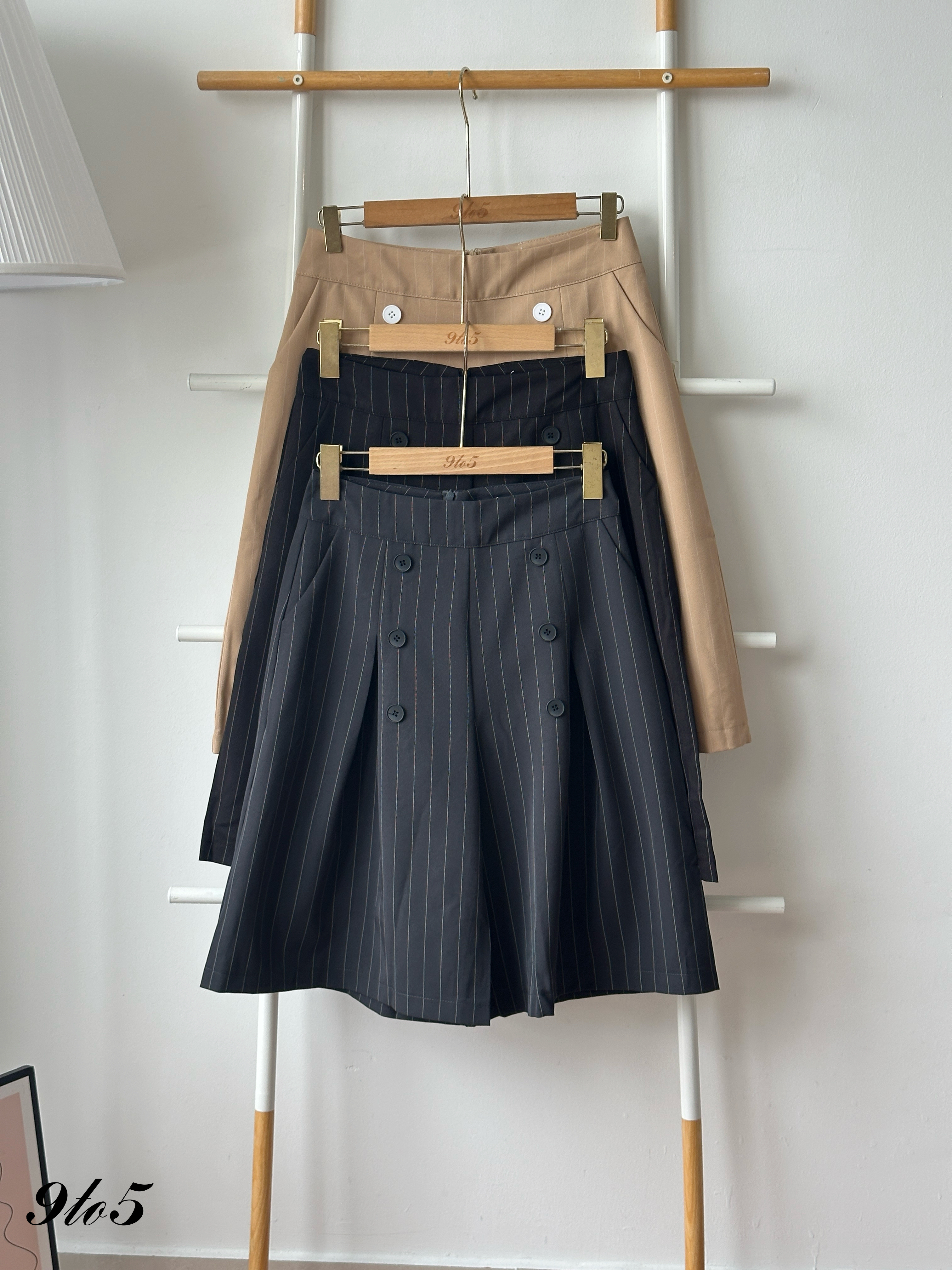 S1984 Midi Stripe Pants - 3 Colors 