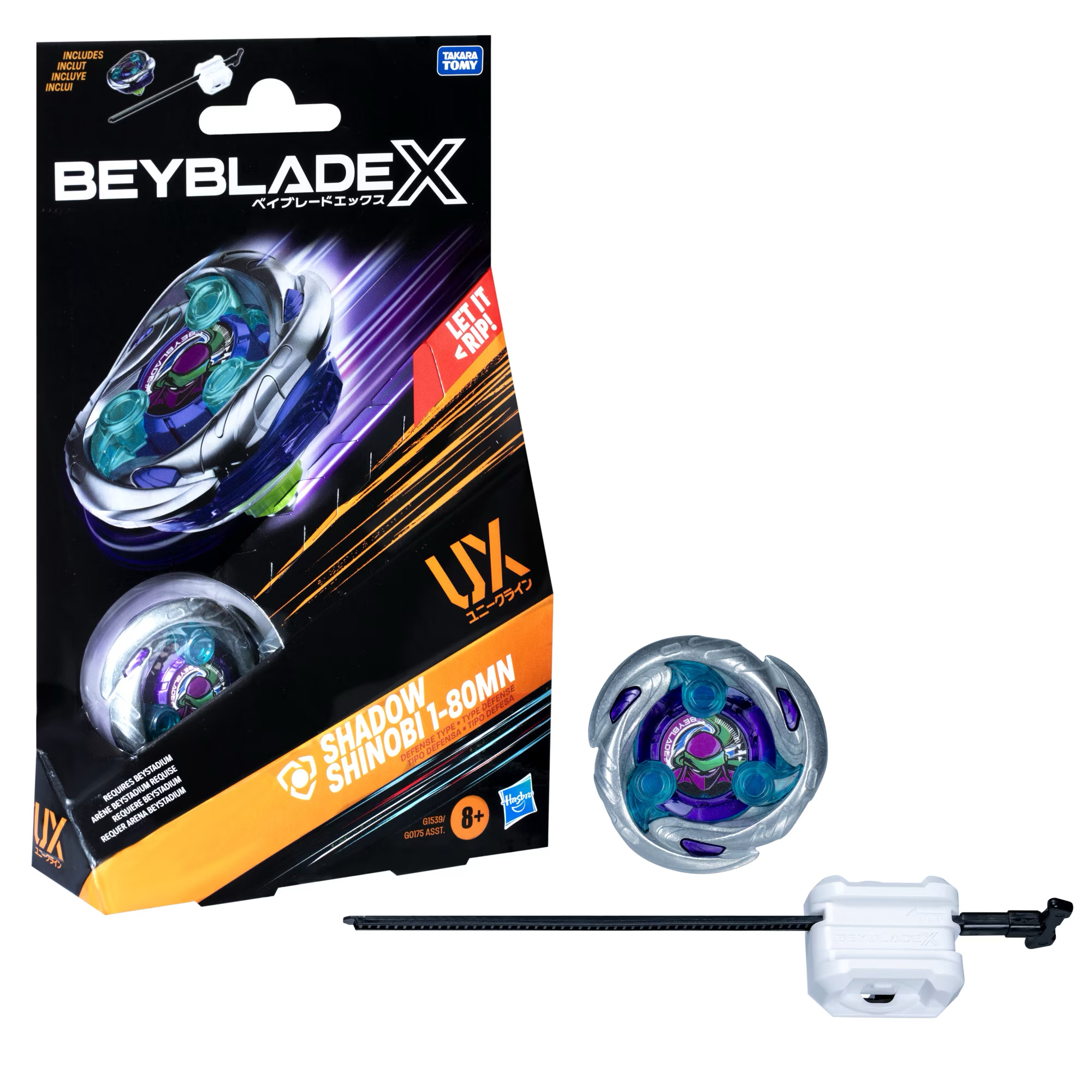 🇺🇸 美版UX系列爆旋陀螺 Beyblade X Shadow Shinobi 1-80MN