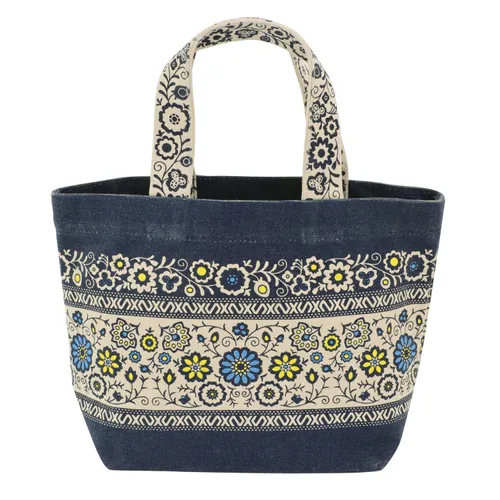 日本品牌🗾印度🇮🇳製造東歐傳統刺繡設計手拎帆布包現貨😍