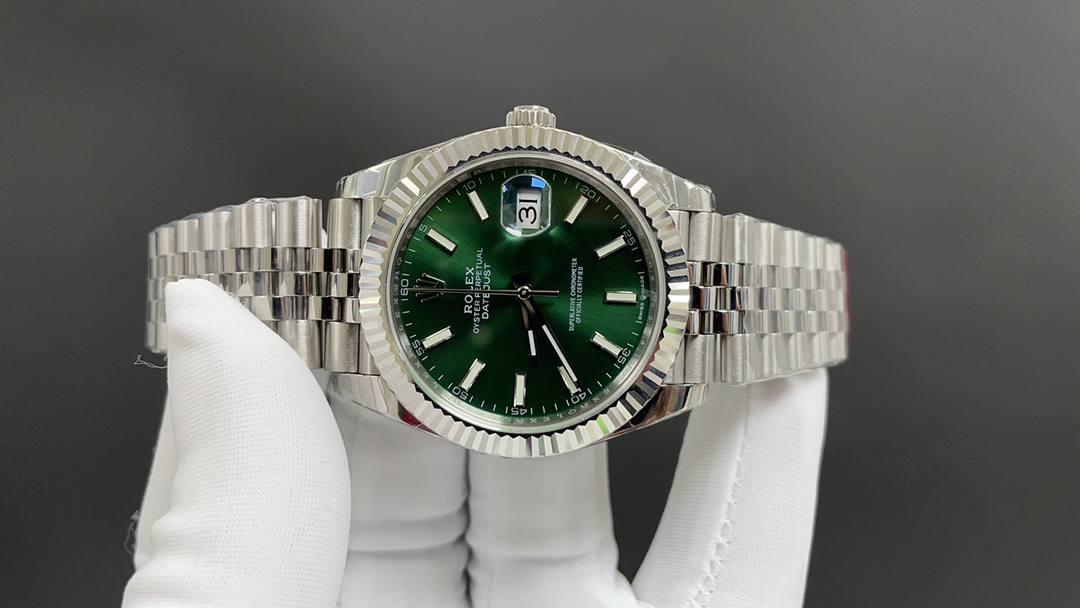 🥇今日推荐 劳力士 日志 绿41mm 3235机 顶级品质 出货实拍✈️