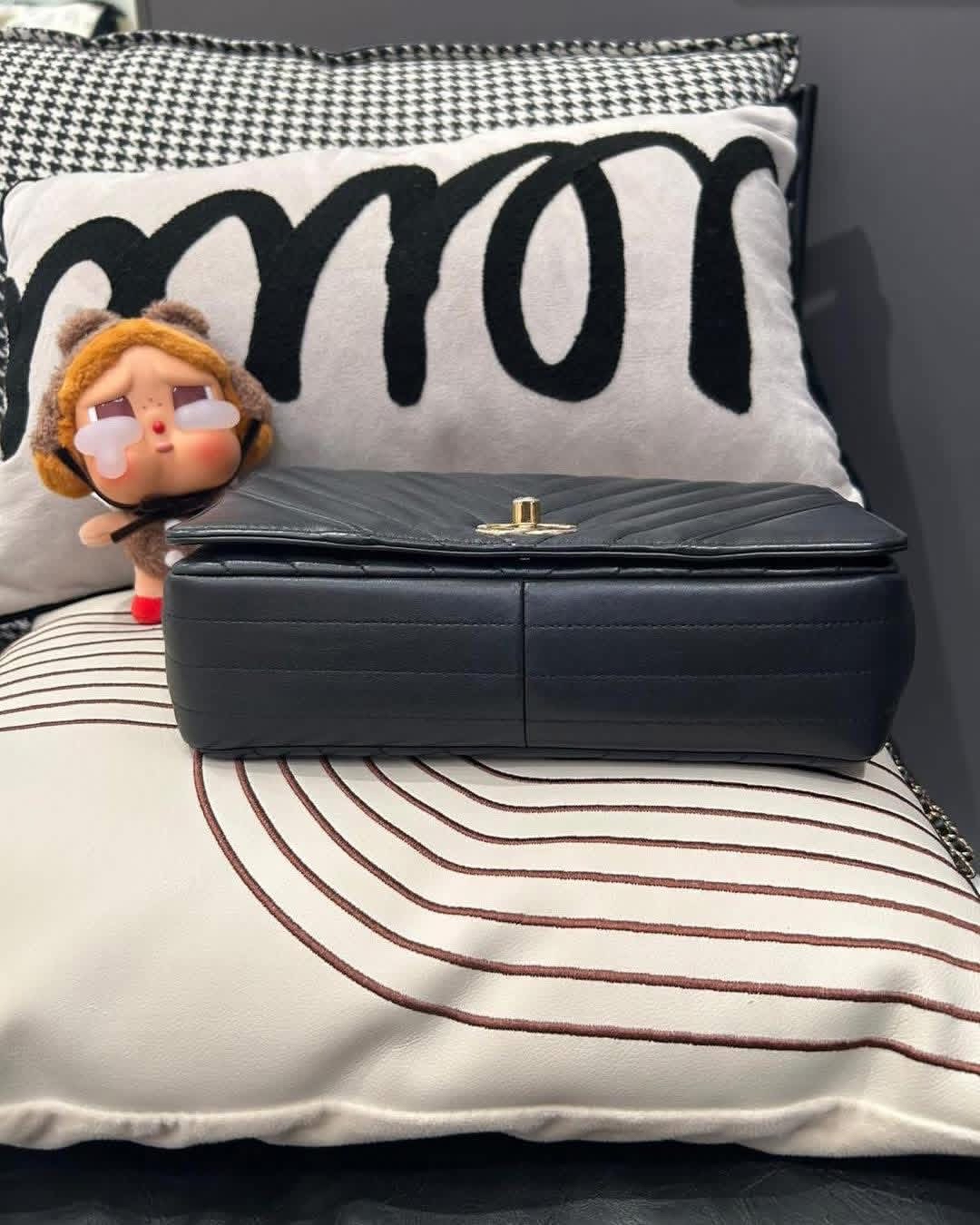 Chanel statement flap,A91587 黑色牛皮 100%Authentic, 95%new,✅24Card✅Dust bag✅專門店收據