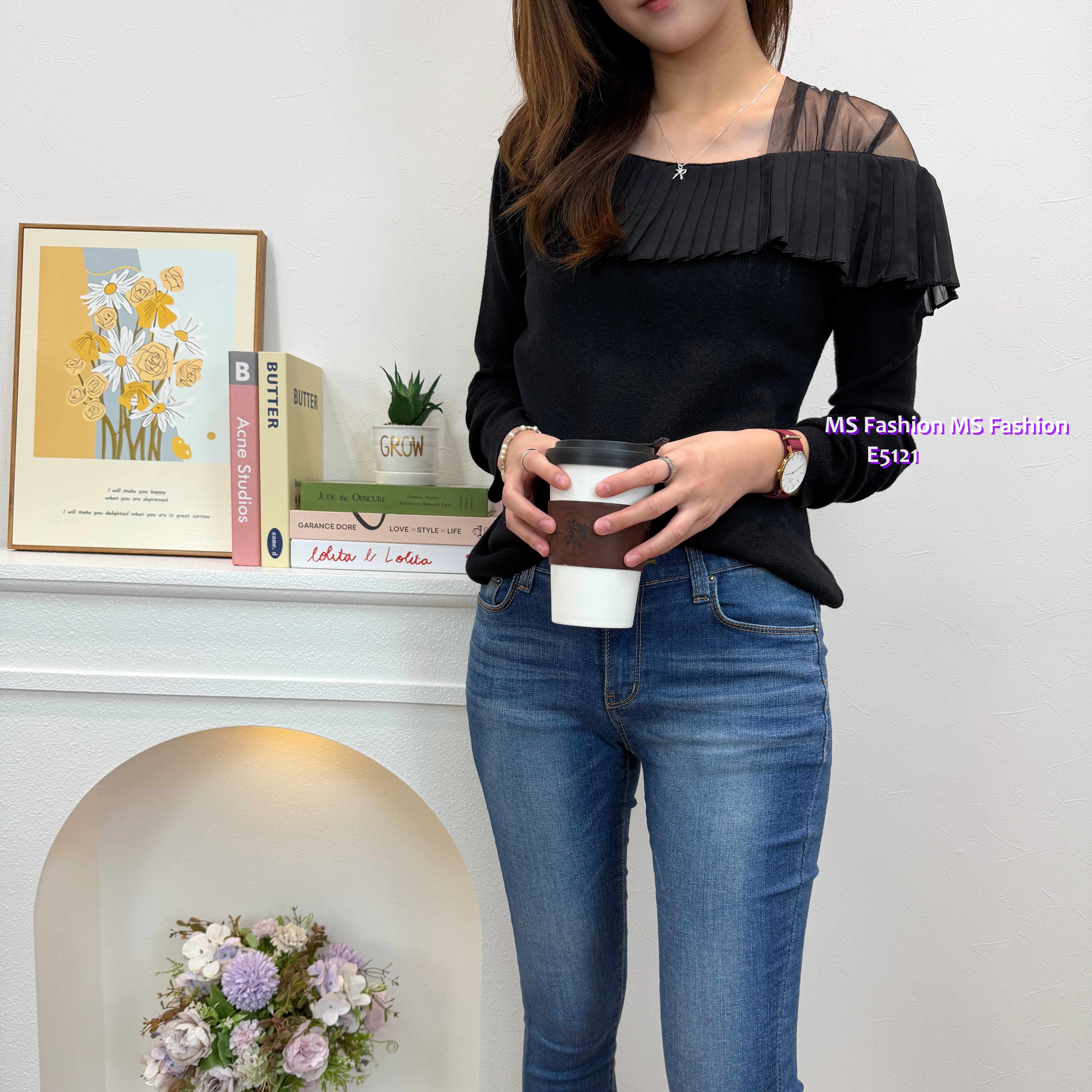 E5121 外套+背心top set