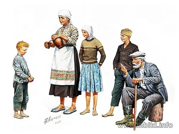 1/35 Eastern Region Peasants, WWII Era