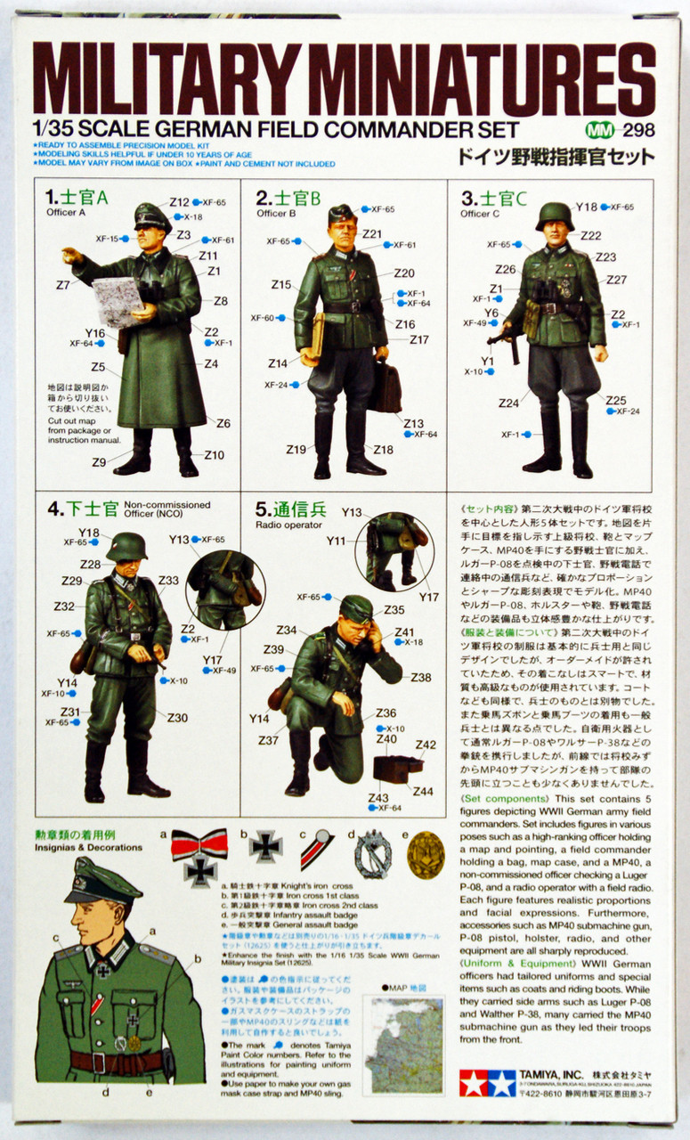 1/35 German Field Commander Set