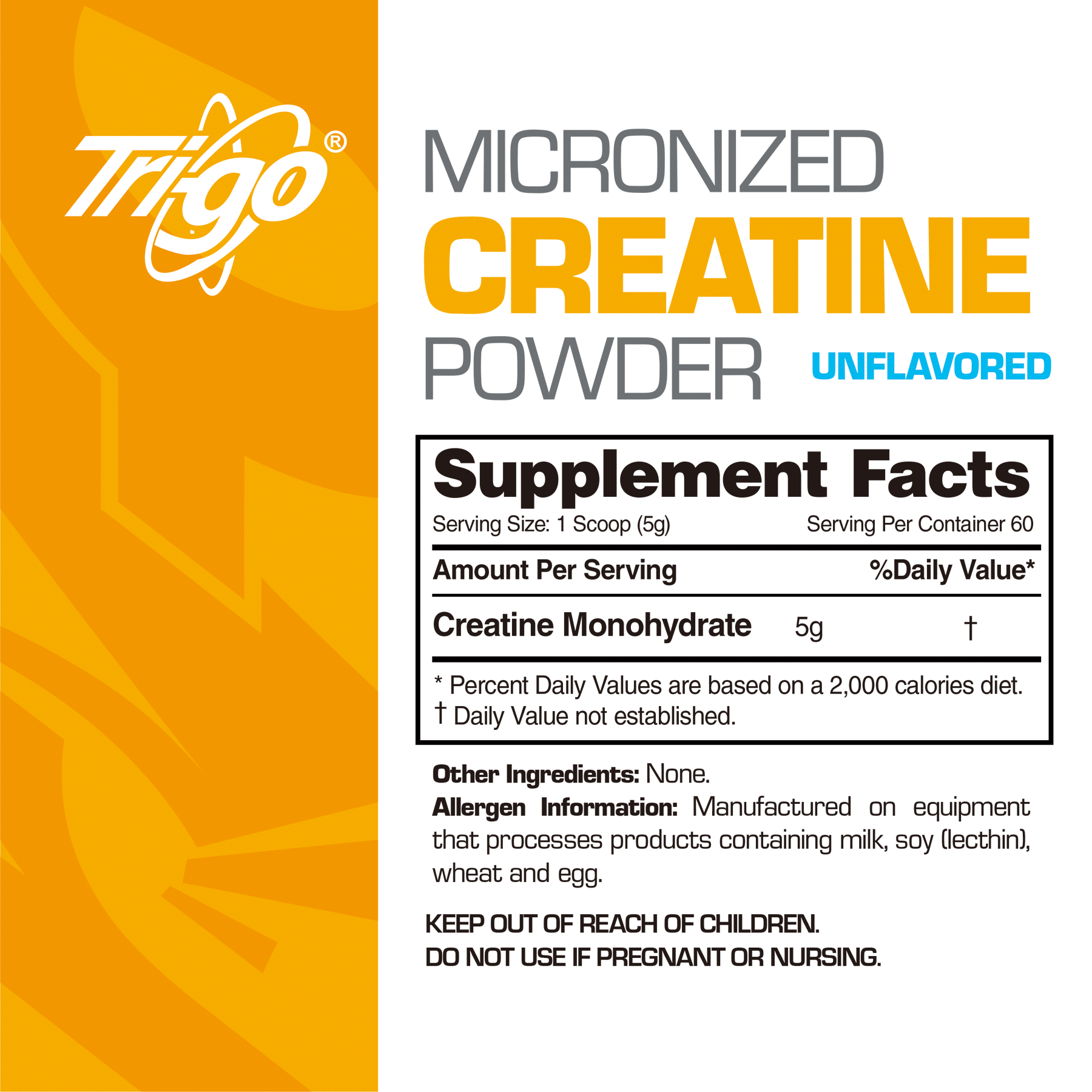 Tri-go - Creatine Powder (60 serv) (現)