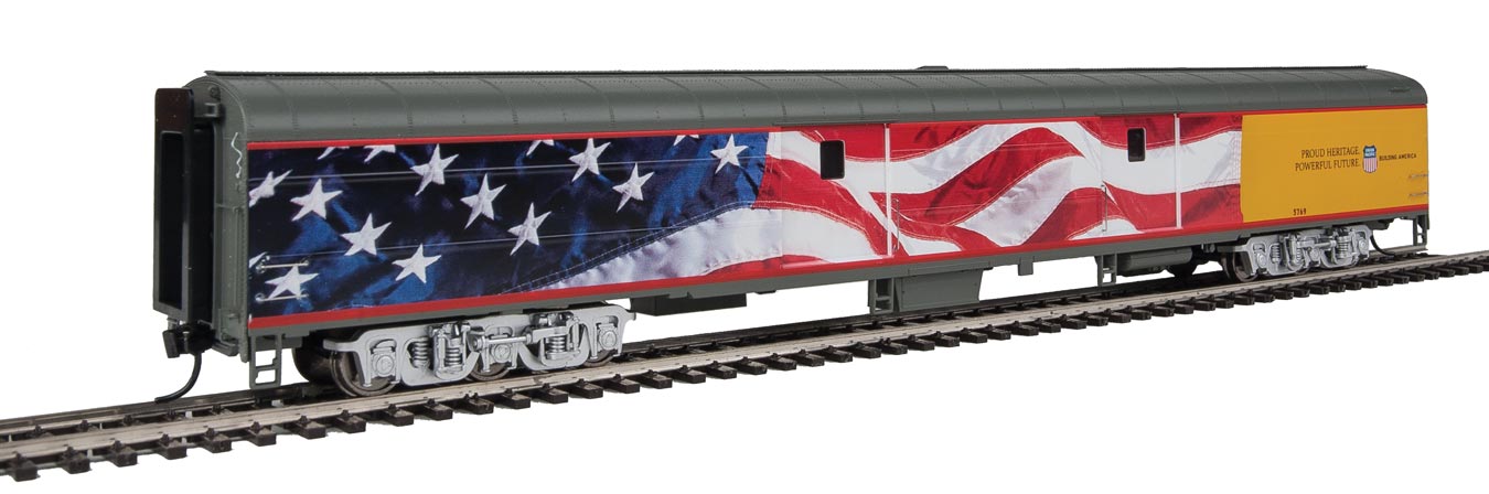 UP Heritage Series 85' ACF Baggage Car "US Flag" #5769
