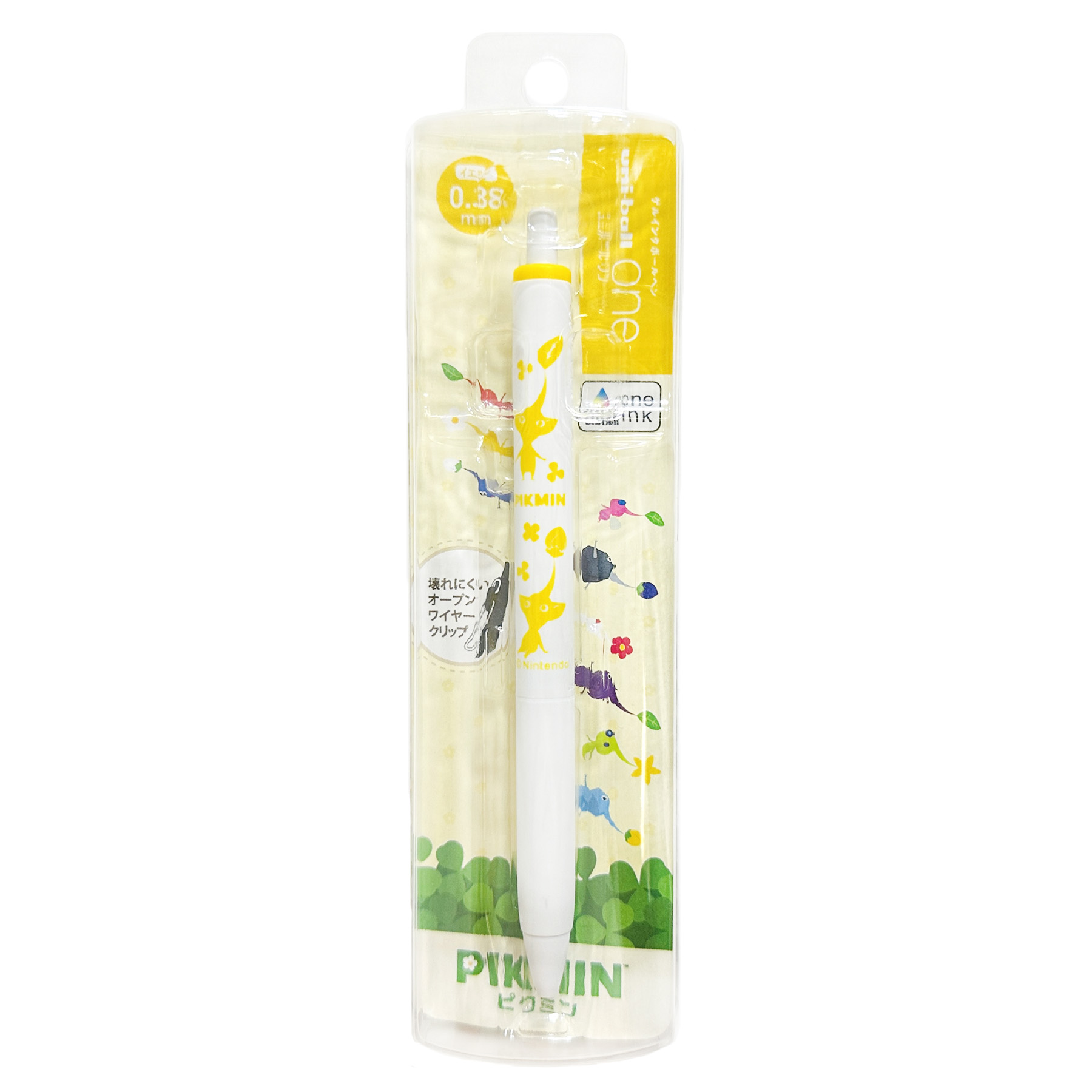 現貨｜皮克敏 Pikmin 三菱 uni-ball one 日本製 0.38mm 黃色 Yellow 啫喱筆 (706432)