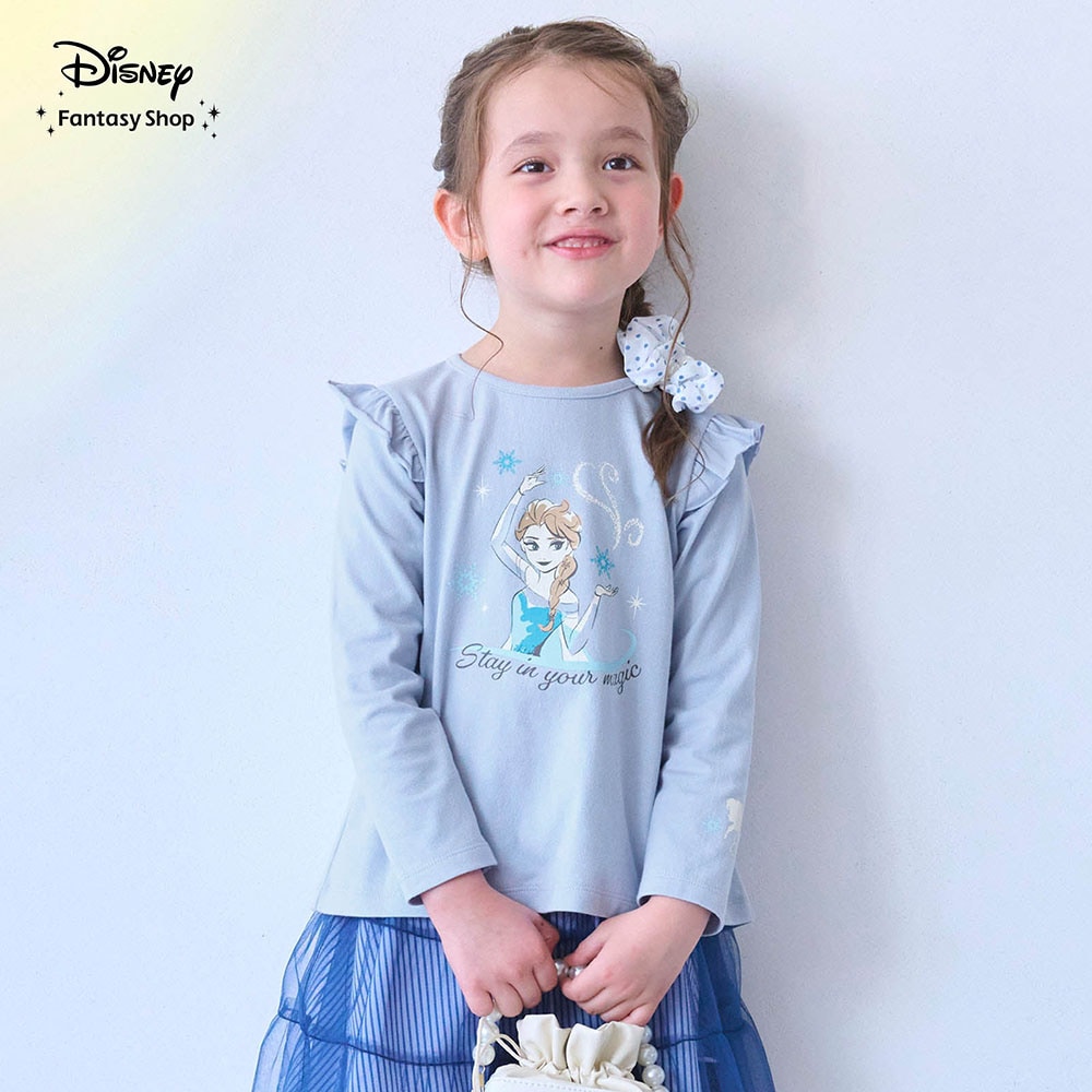 🆕【⭐訂購⭐】🇯🇵 日本直送 🌀#DisneyPrincess 荷葉邊肩 長袖T恤［3款選］🌀[PLHA-0084] [260923]