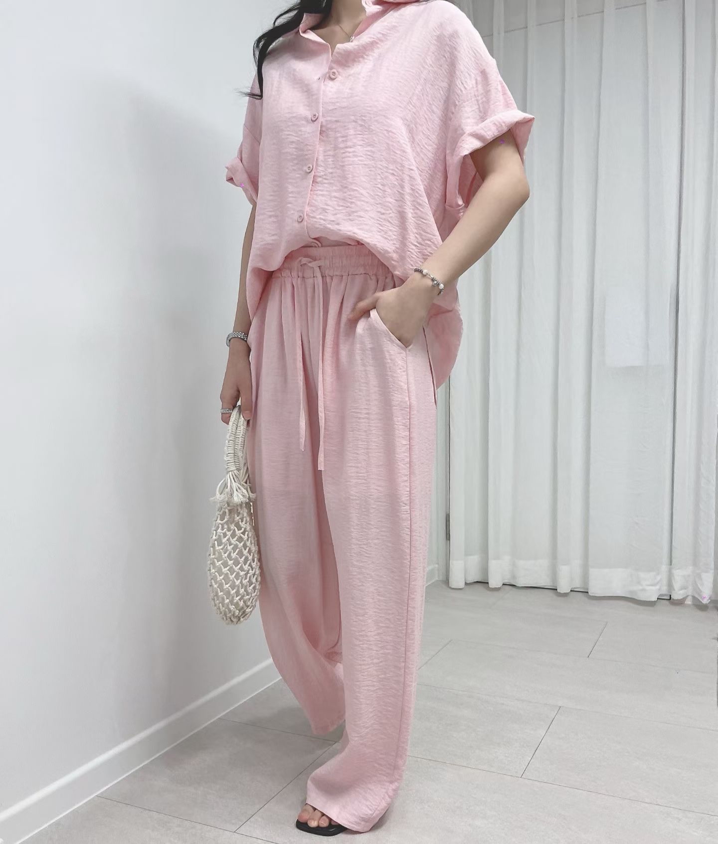 Lu030 舒服麻質套裝