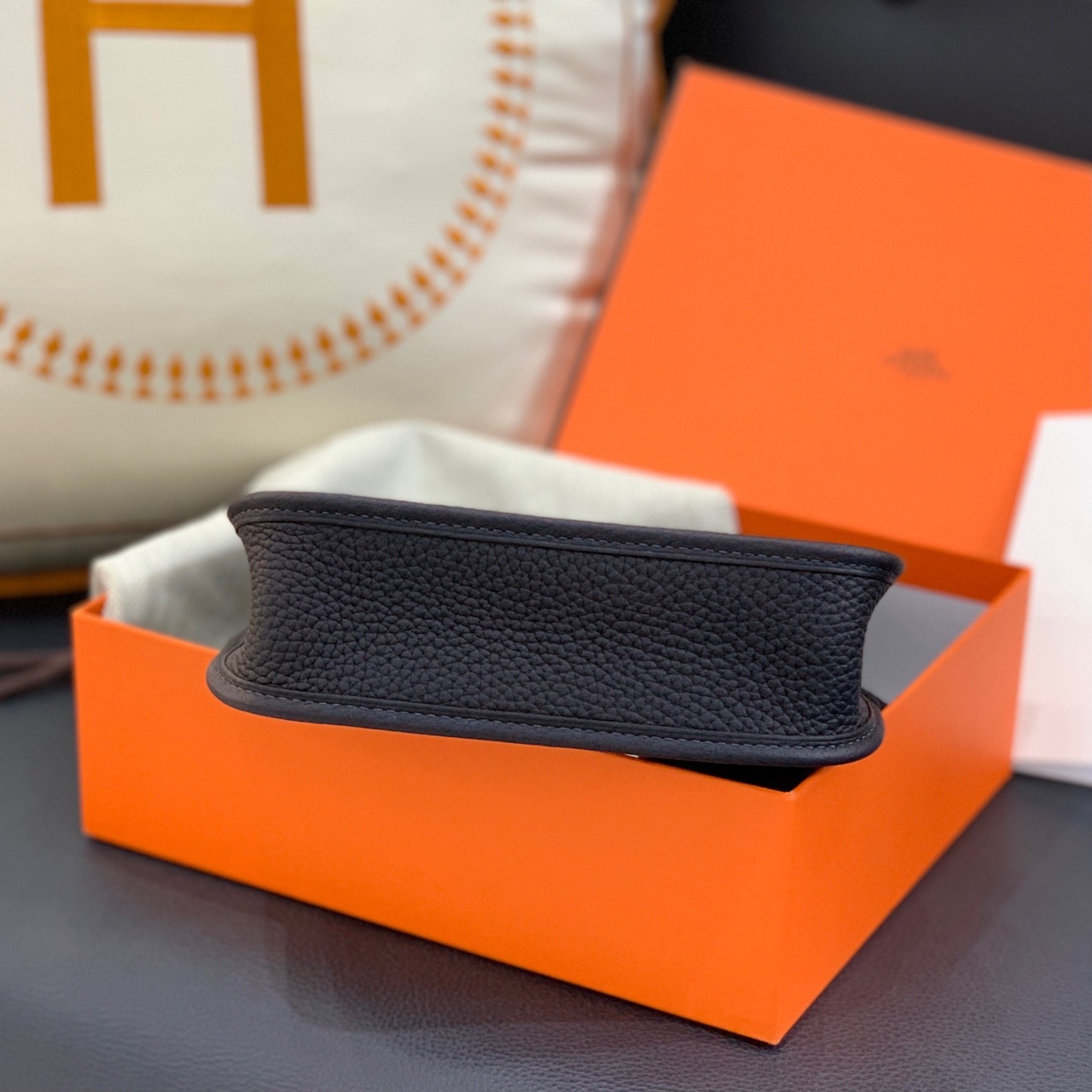 【預訂貨品】全新⭐️Full set  Hermes Caban mini水冰藍