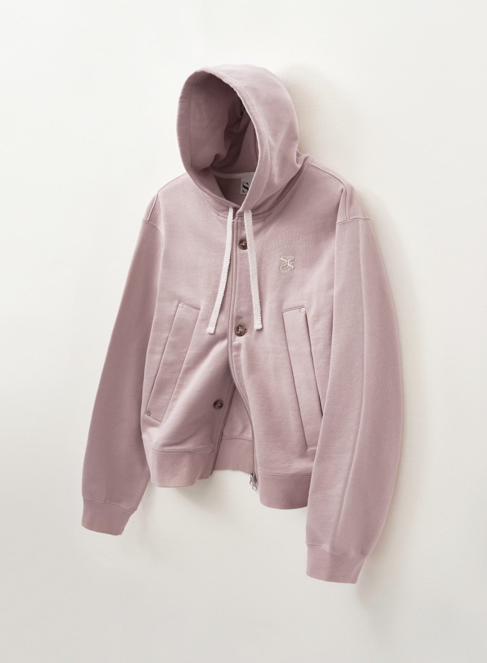 [SATUR] Teo Cotton All Day Hood Zip-up (4色)