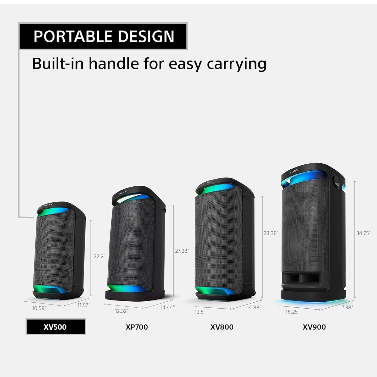 Sony High Power Wireless Party Speaker (SRS-XV900)