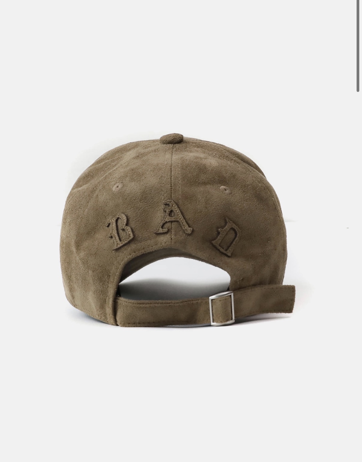 BADBLOOOD直播限時優惠 [w-hat25-025] Mystic Big Patch Ball Cap - Tan Suede