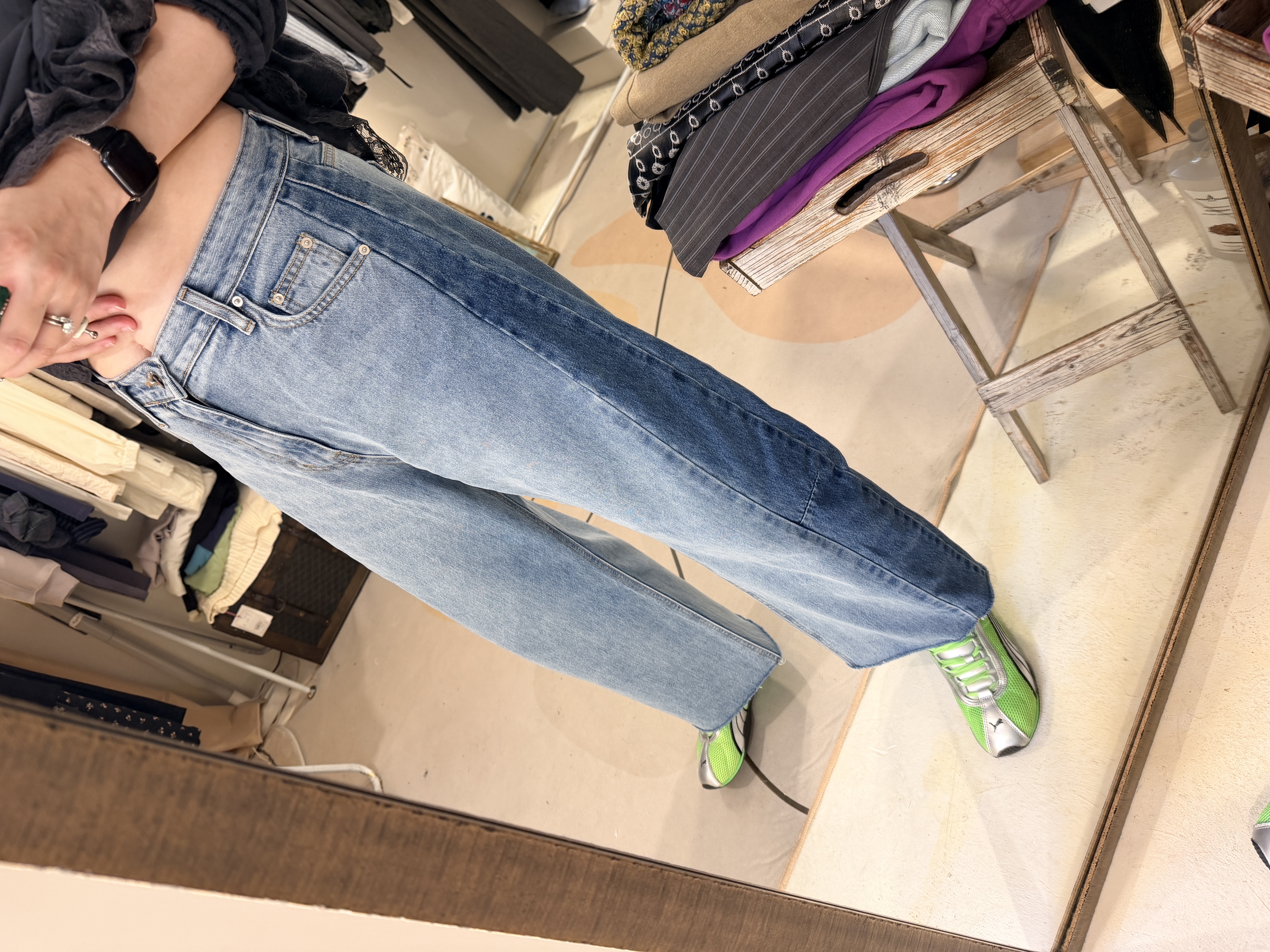 2 tone jeans