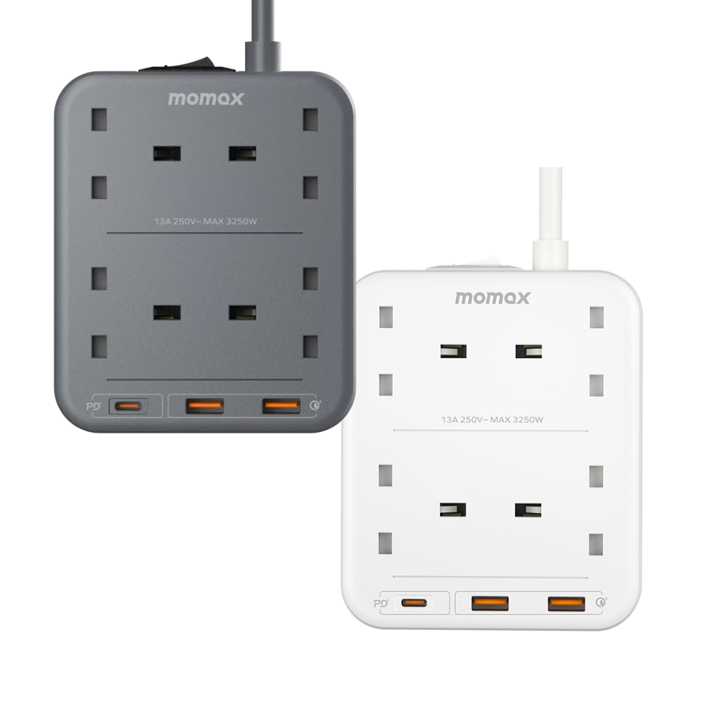 Momax OnePlus PD20W 2A1C 4位拖板 US3 香港行貨