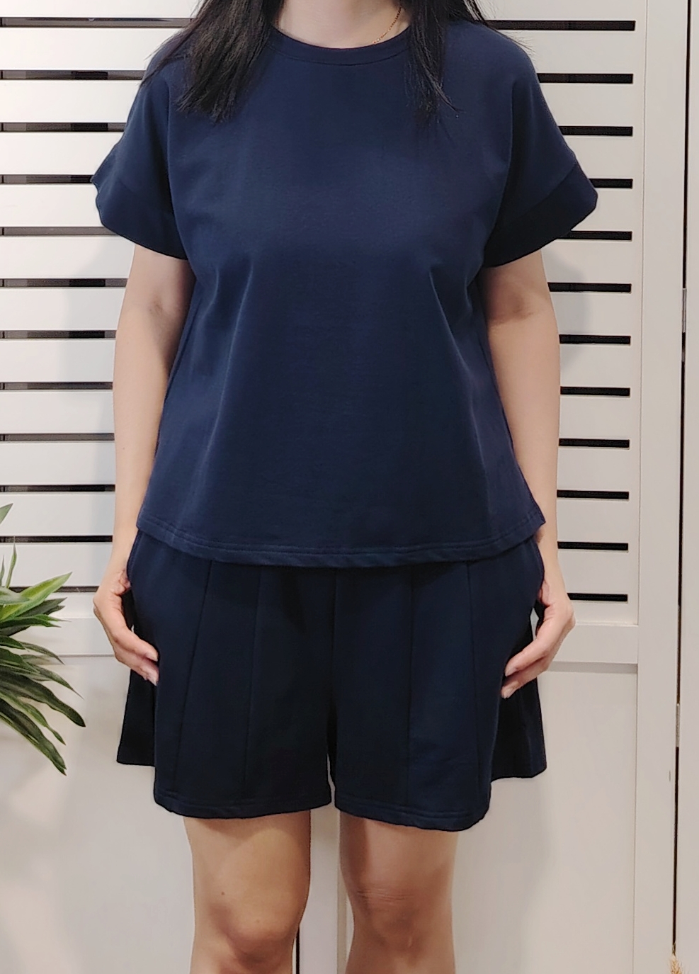 LY620 Cotton Set Tee With Short Pant 