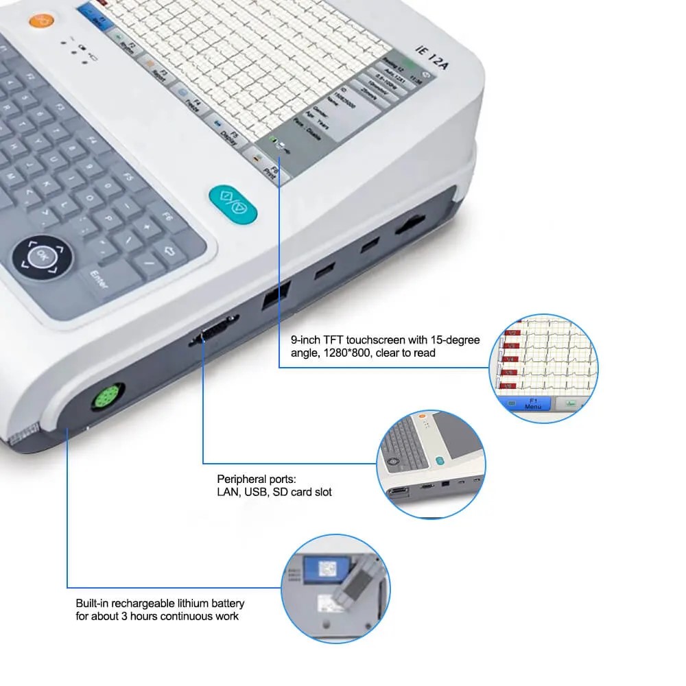 Wellue - Biocare iE12A ECG Machine [AD0177] | ADMS 安迪醫藥