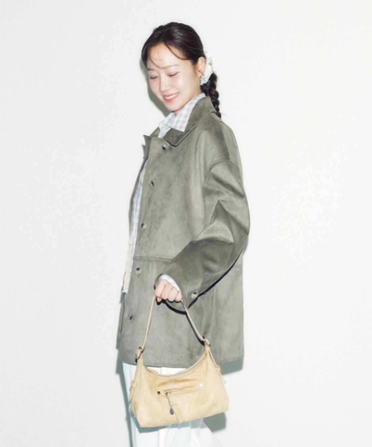 [Depound x 孔曉振] Latte Bag Suede S (2種)