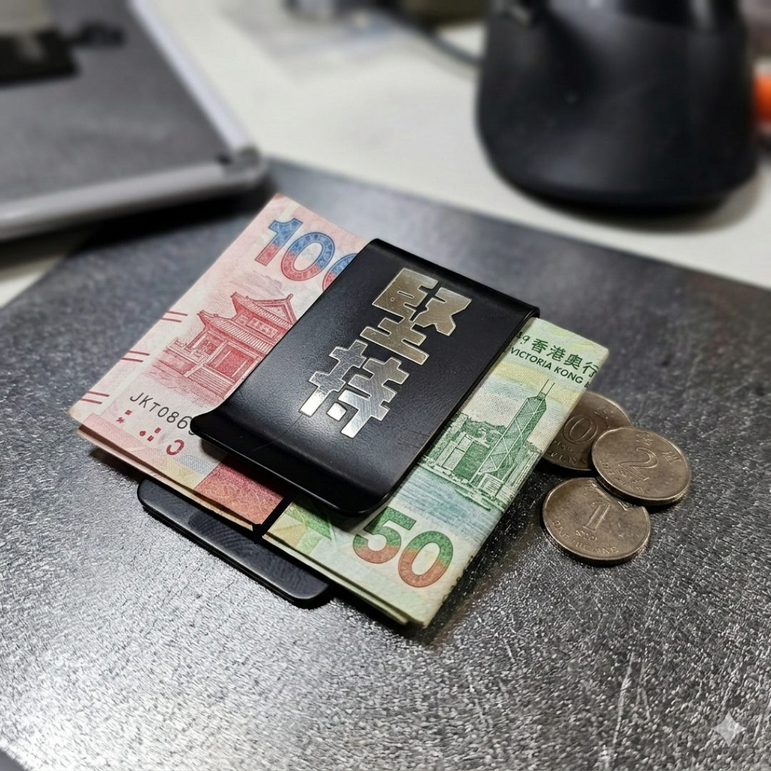  【鑄志】系列：HONGKONGER錢夾（可自定刻名或圖案）
