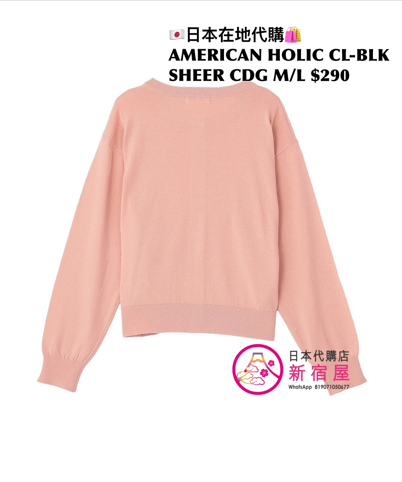 AMERICAN HOLIC COLOR-BLOCKED SHEER CARDIGAN 