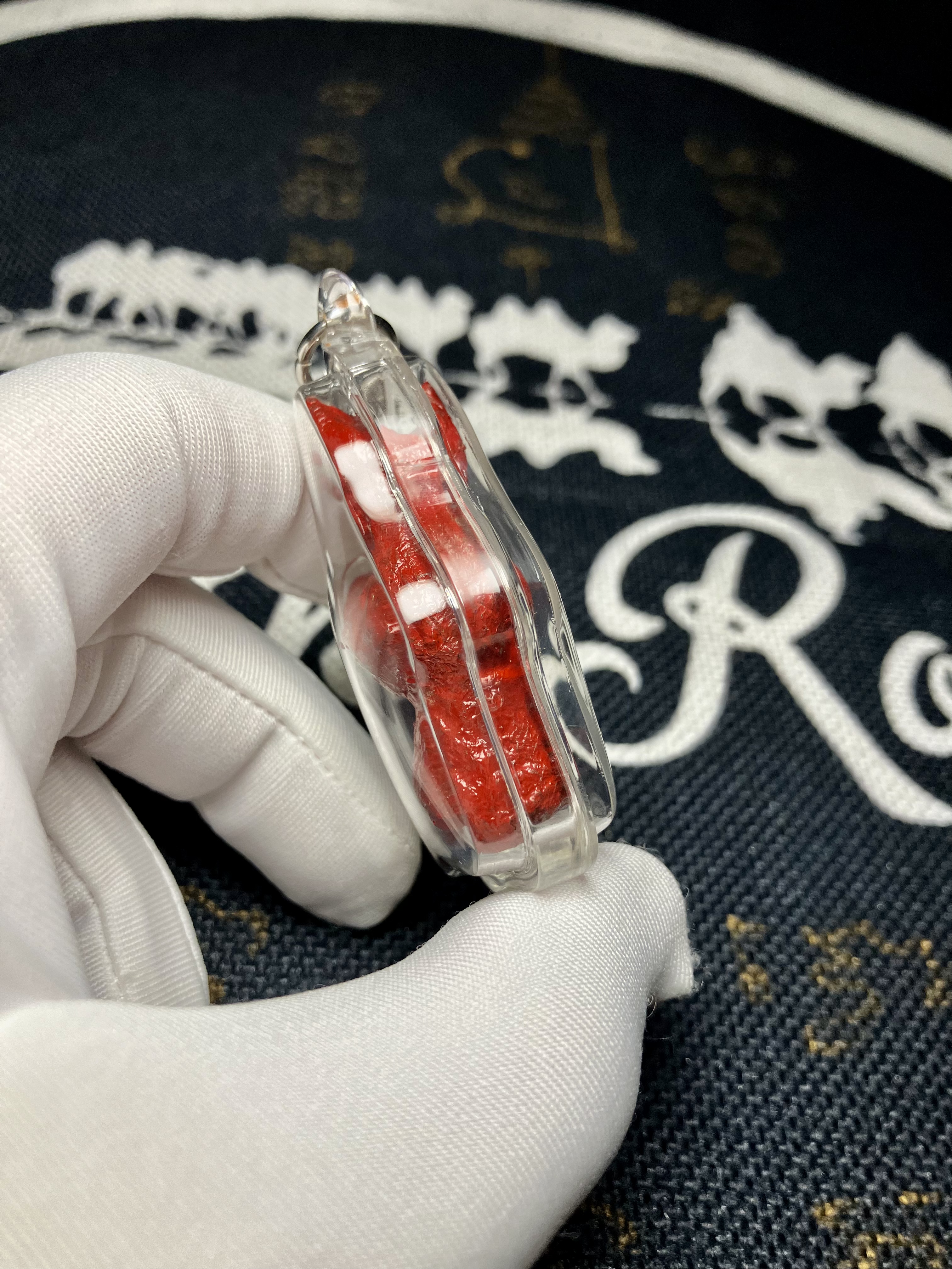 具有反彈符管力量的弓箭牛🪞🦬🏹 龍婆披贊 佛曆2565  派也告勒達辣夢冠  第一期  弓箭牛 附全高清防水殼｜師父親寫四大元素符