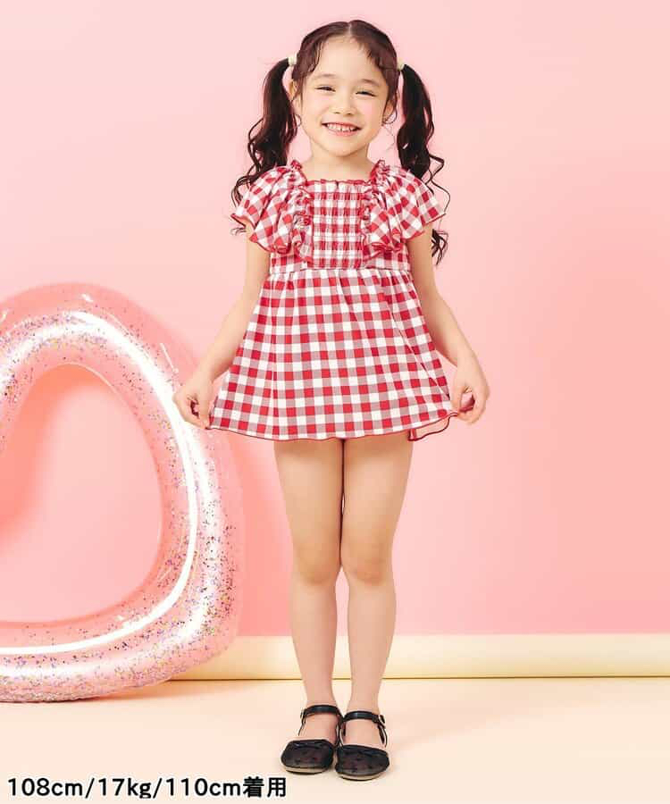 🇯🇵預訂 日本直送🇯🇵Apres les cours六色圖案印花褶皺荷葉邊連身泳衣