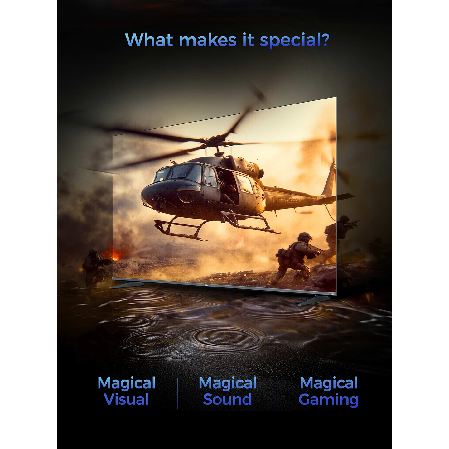 Haier 75" HQLED 4K Smart TV (H75M80FUX)