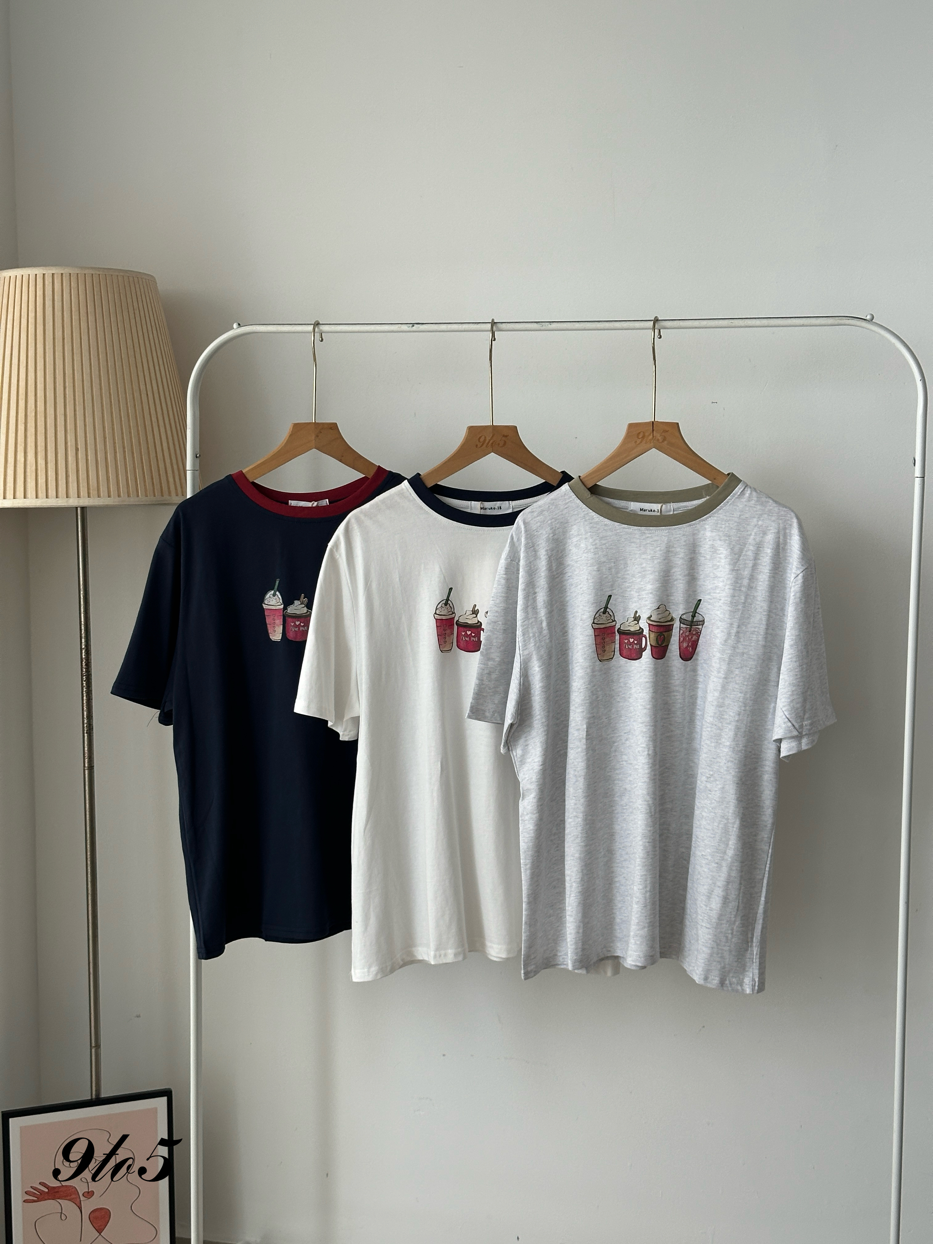 T4038 Printed Casual Tee - 3 Colors 